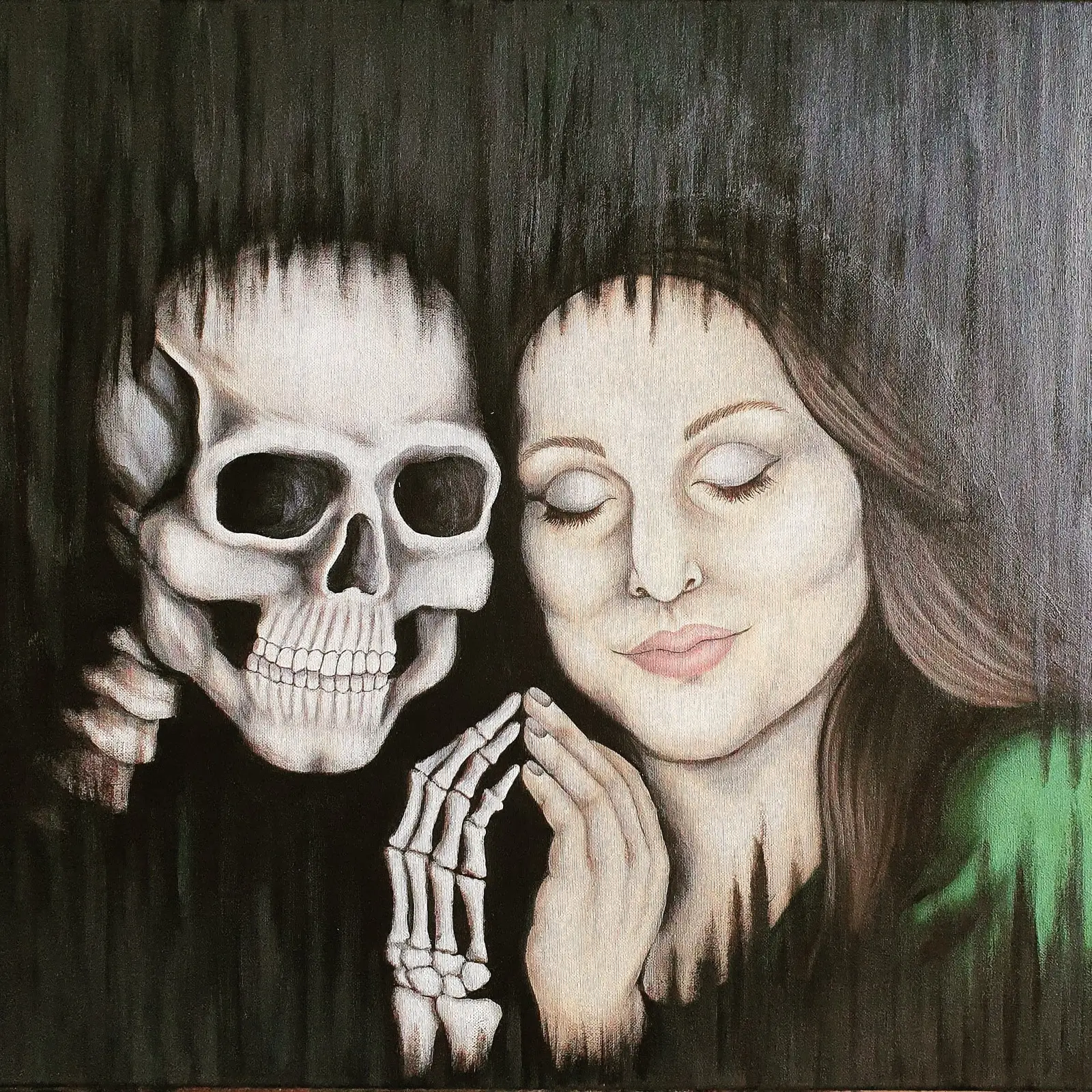 Akrylmålning Reconciliation av Nina Storm