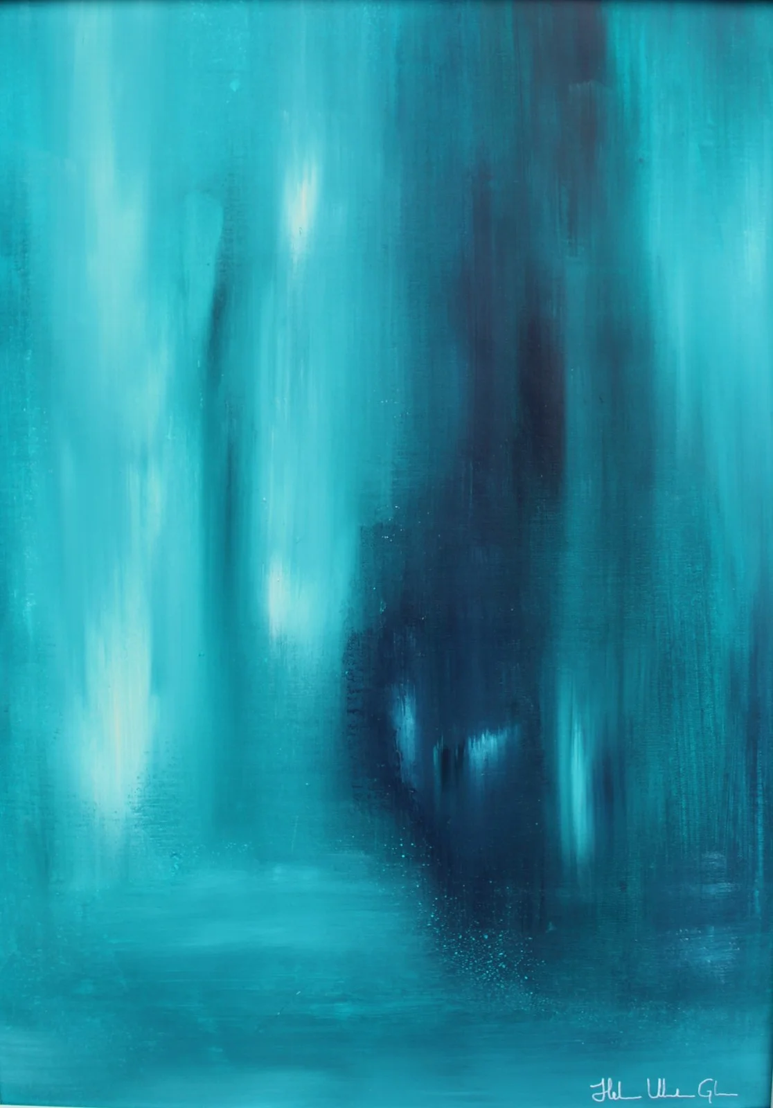 Akrylmålning Invisible av Helena Glans