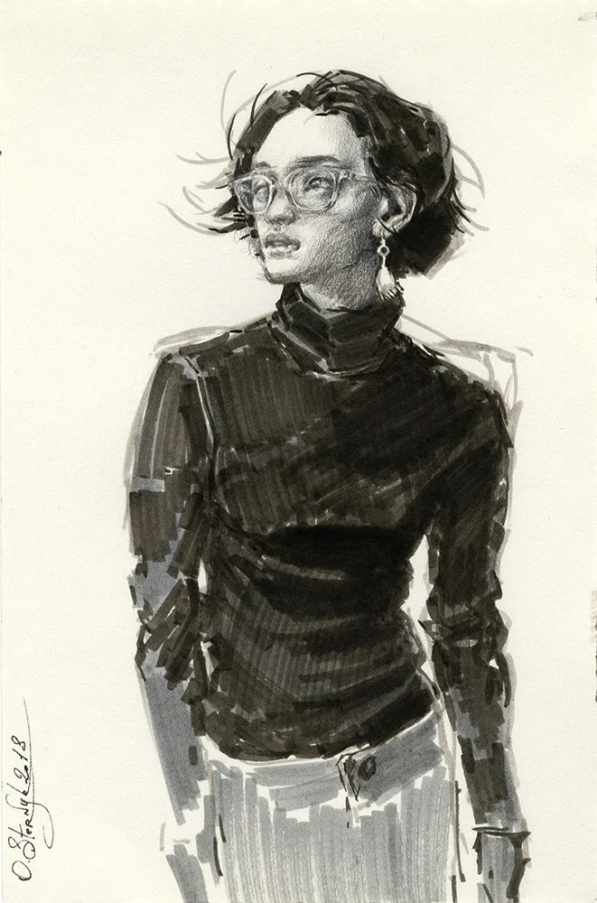 Skissen av Olga Sternyk