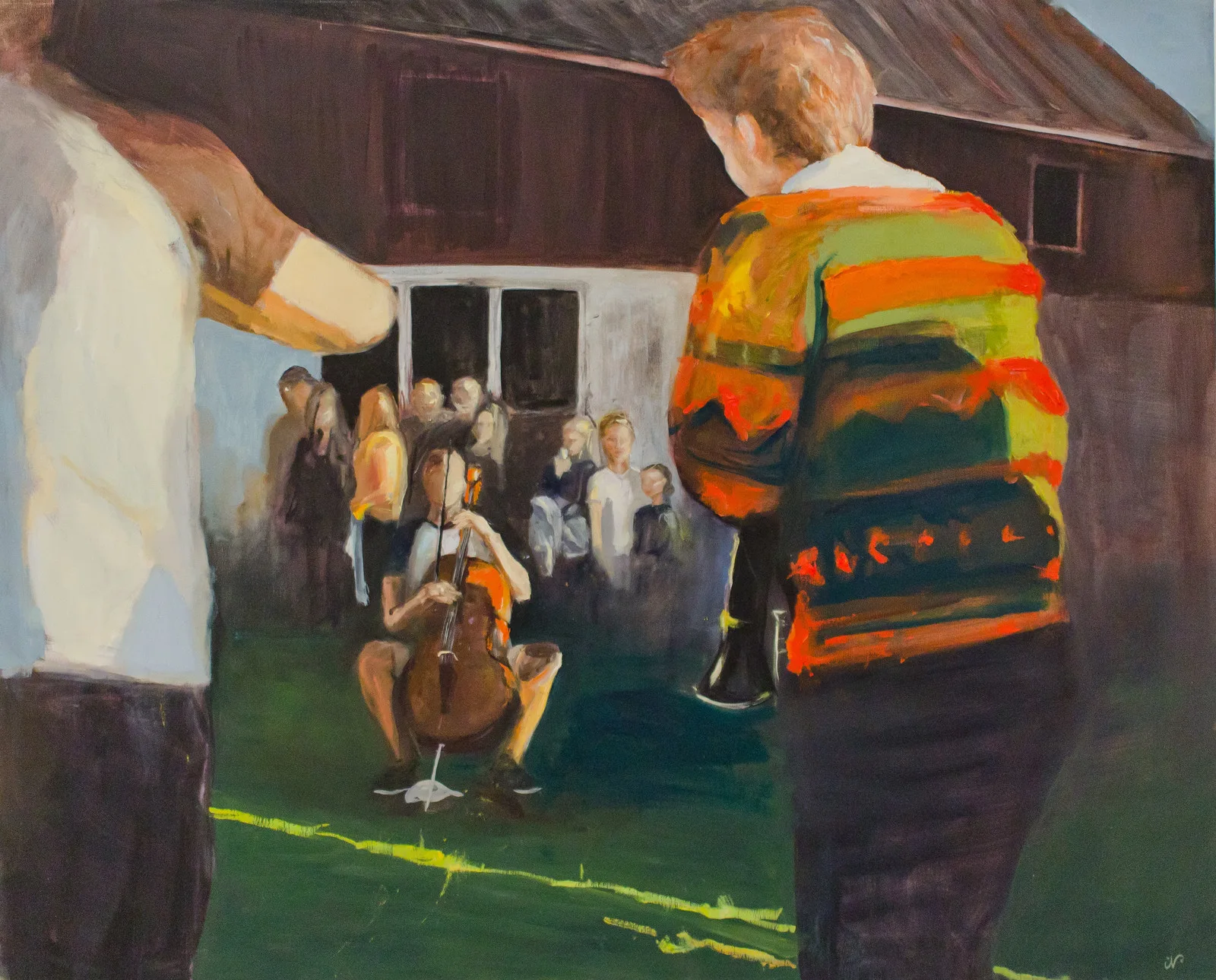 Oljemålning Bingsjöstämman av Ida Nydelius