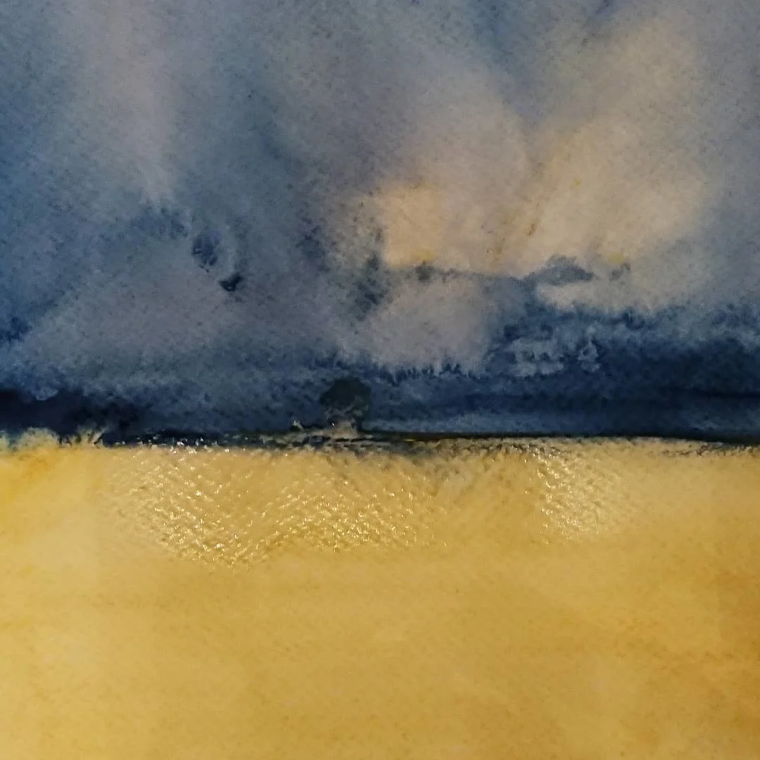 Akvarell Summer in Skåne av Amie Norrman Söderman