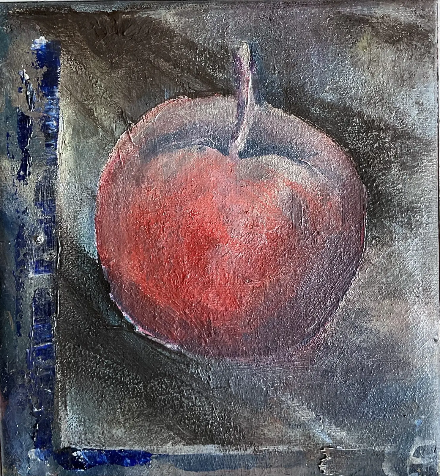 Oljemålning Äpple5 av Lisette Friberg