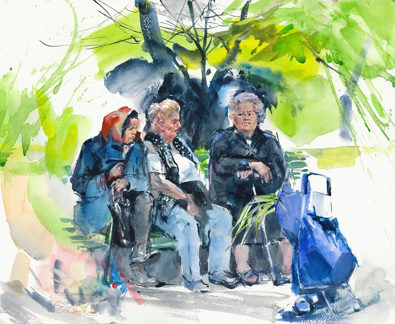 Akvarell En berättelse av Olga Sternyk