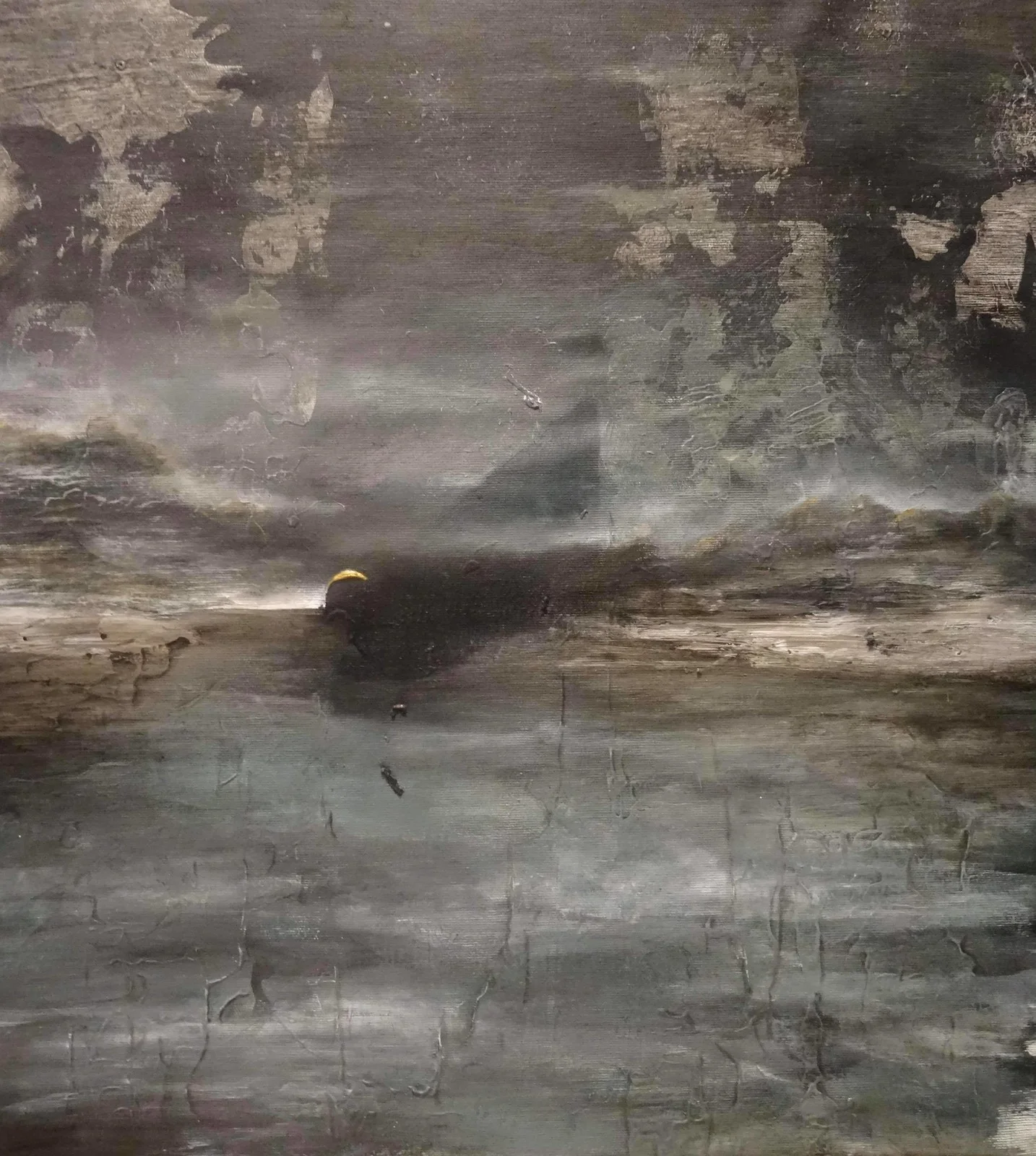 Akrylmålning Berg av Andrea Lagerström Tilder