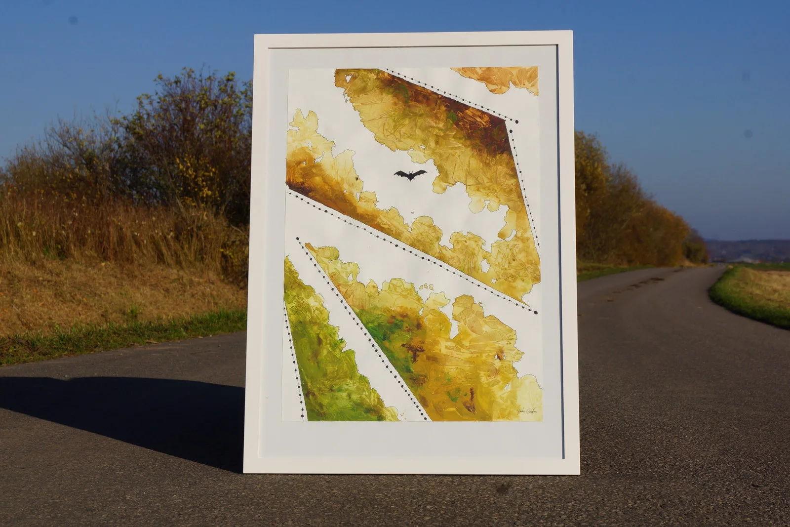 Akvarell Borneo BAT av Jonathan Gustafsson