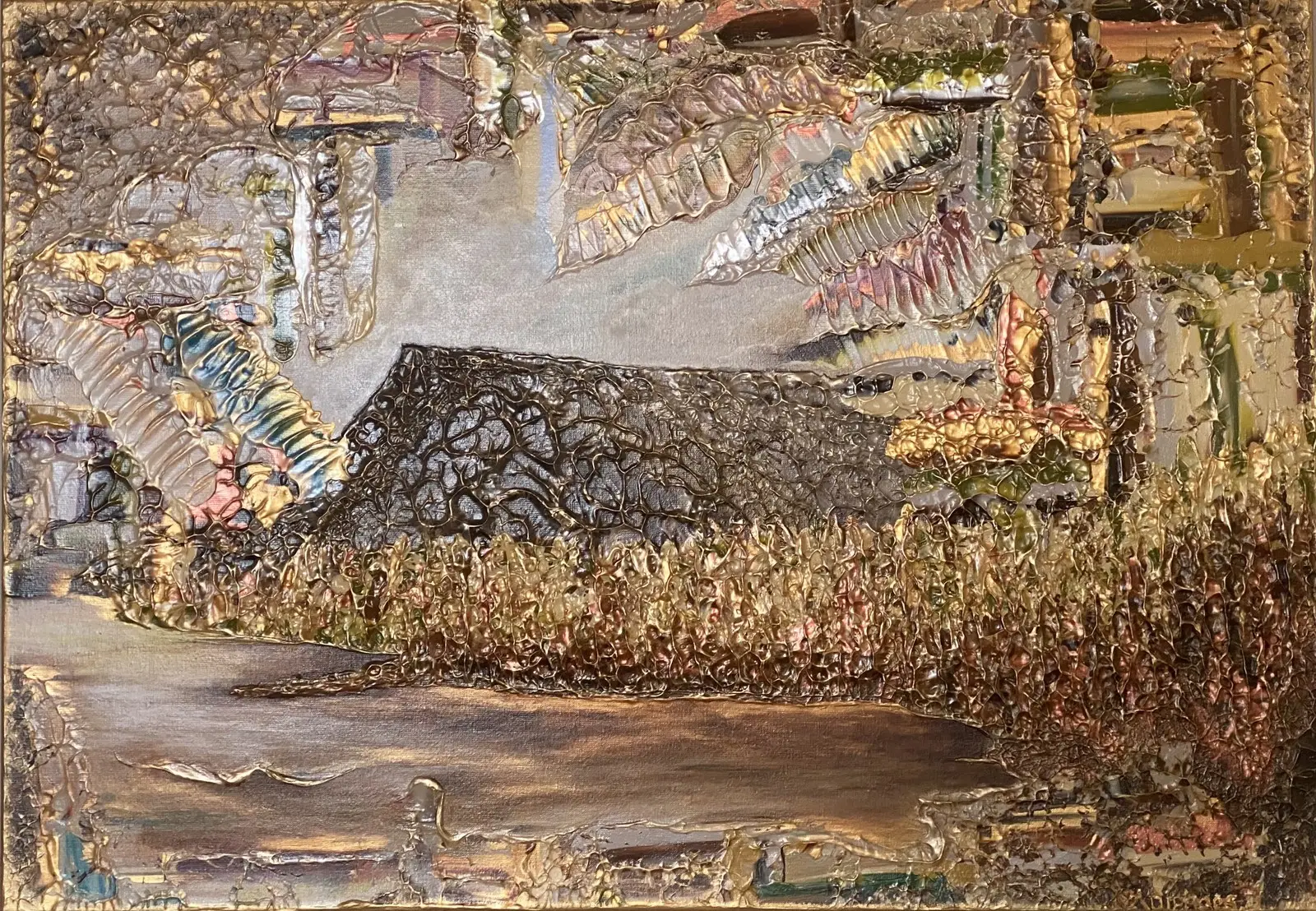 Akrylmålning Sonfjället av Johanna Pettersson