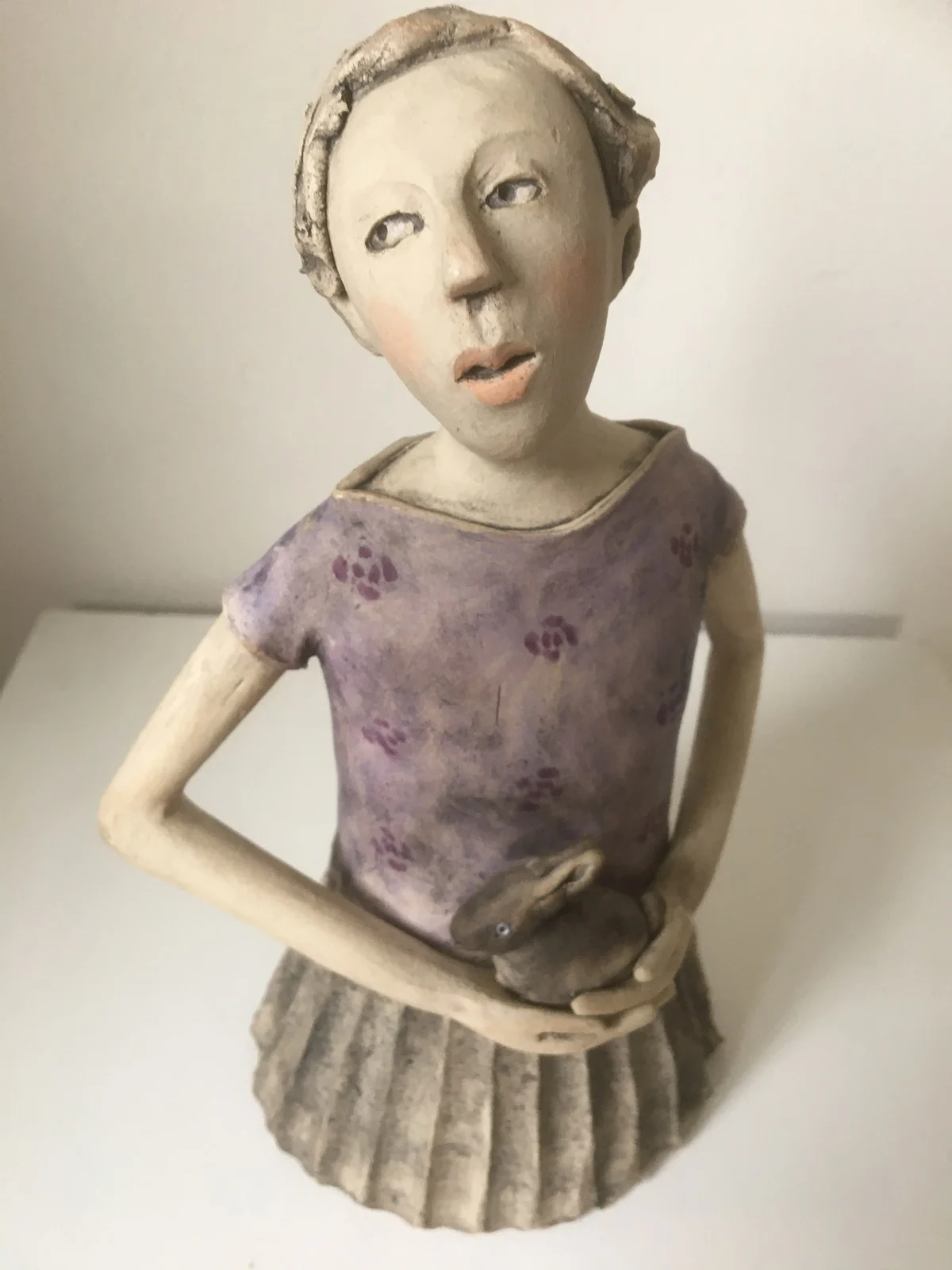 Skulptur Haren av Marianne Karlsson