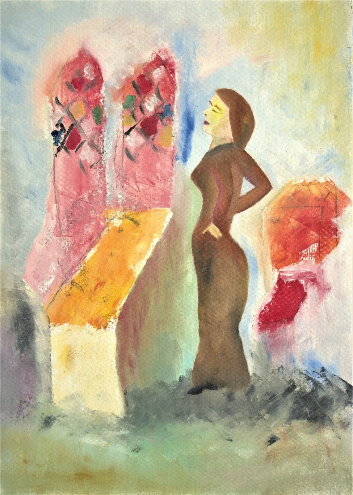 Oljemålning "Homecoming"  -  Oil painting av Gerhard Hofman