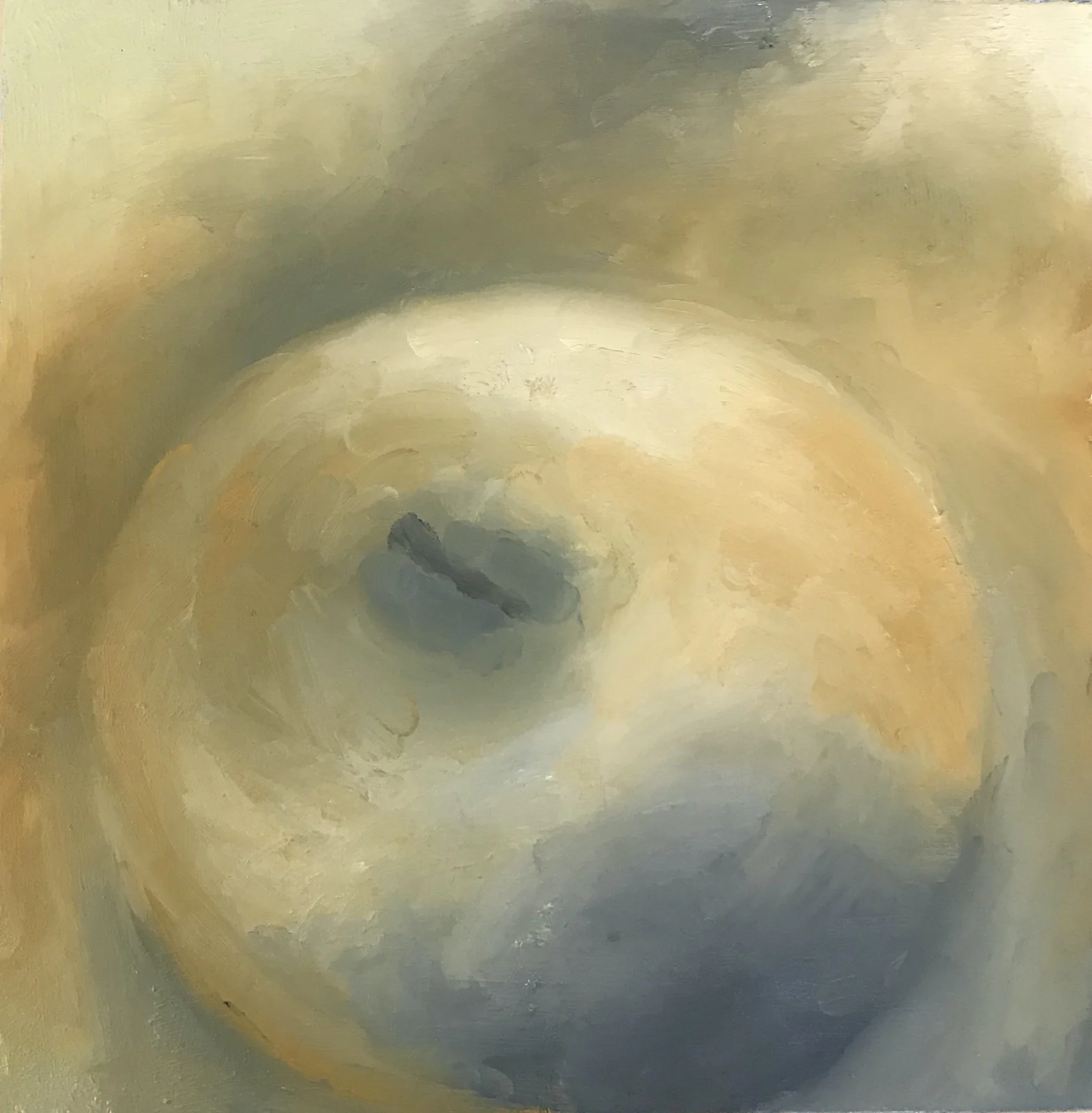 Oljemålning Ett äpple om dagen 1 av Marianne Philp