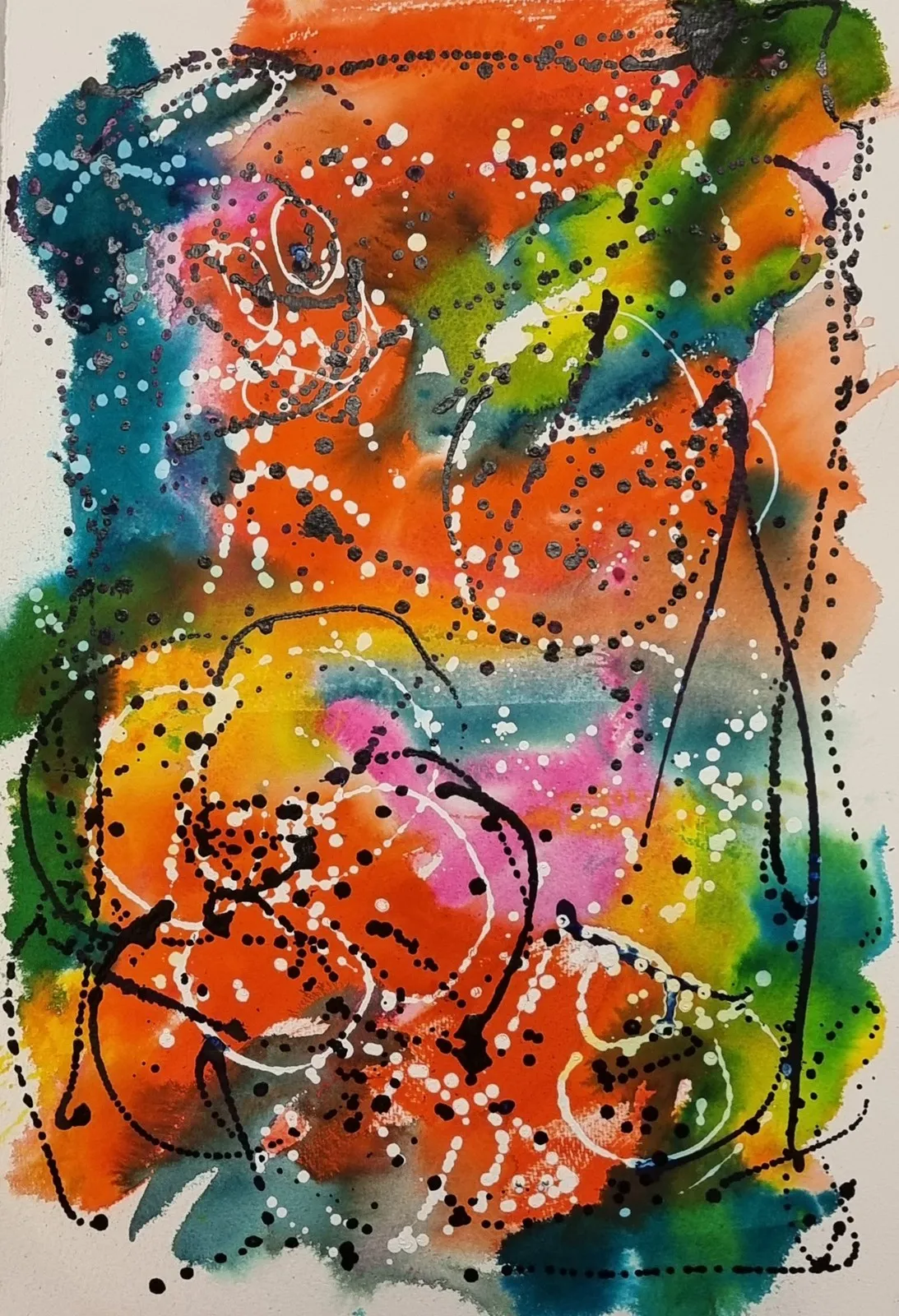 Färgglada spår av Åsa Edlund