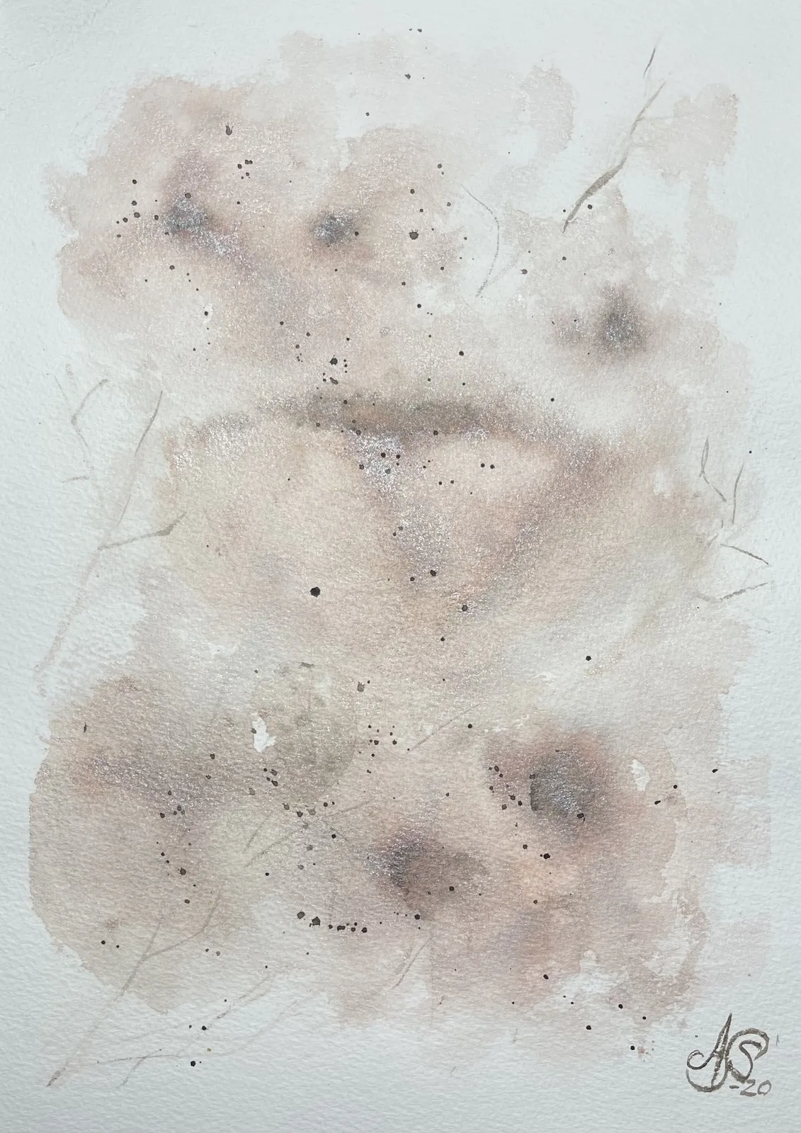 Akvarell Autumn’s early av Ann-Sofie Stjernkvist