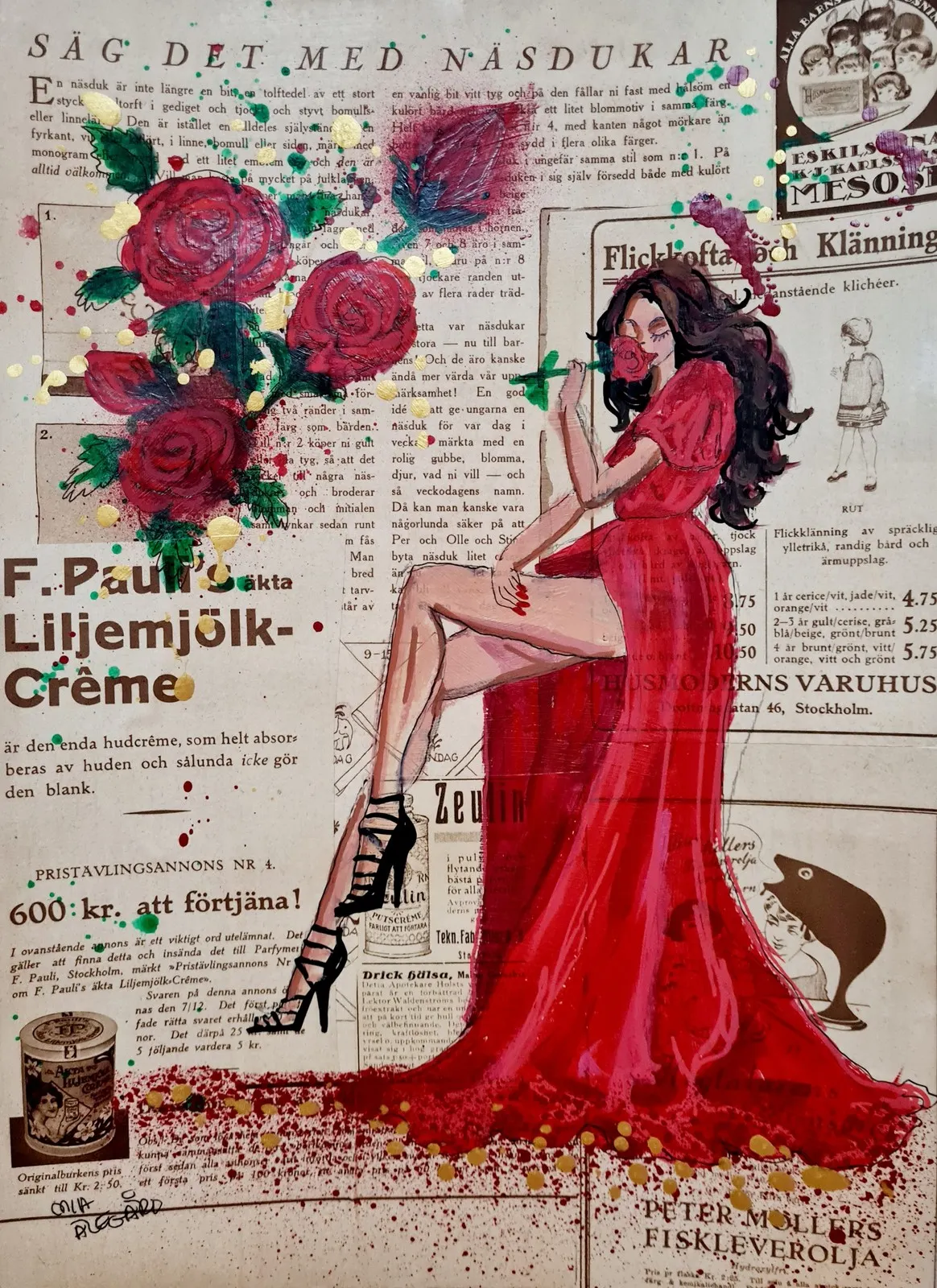 Säg det med näsdukar av Mia Älegård