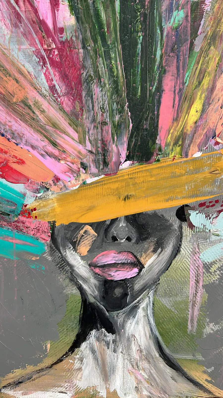 Akrylmålning In my mind av Alexsandra CK