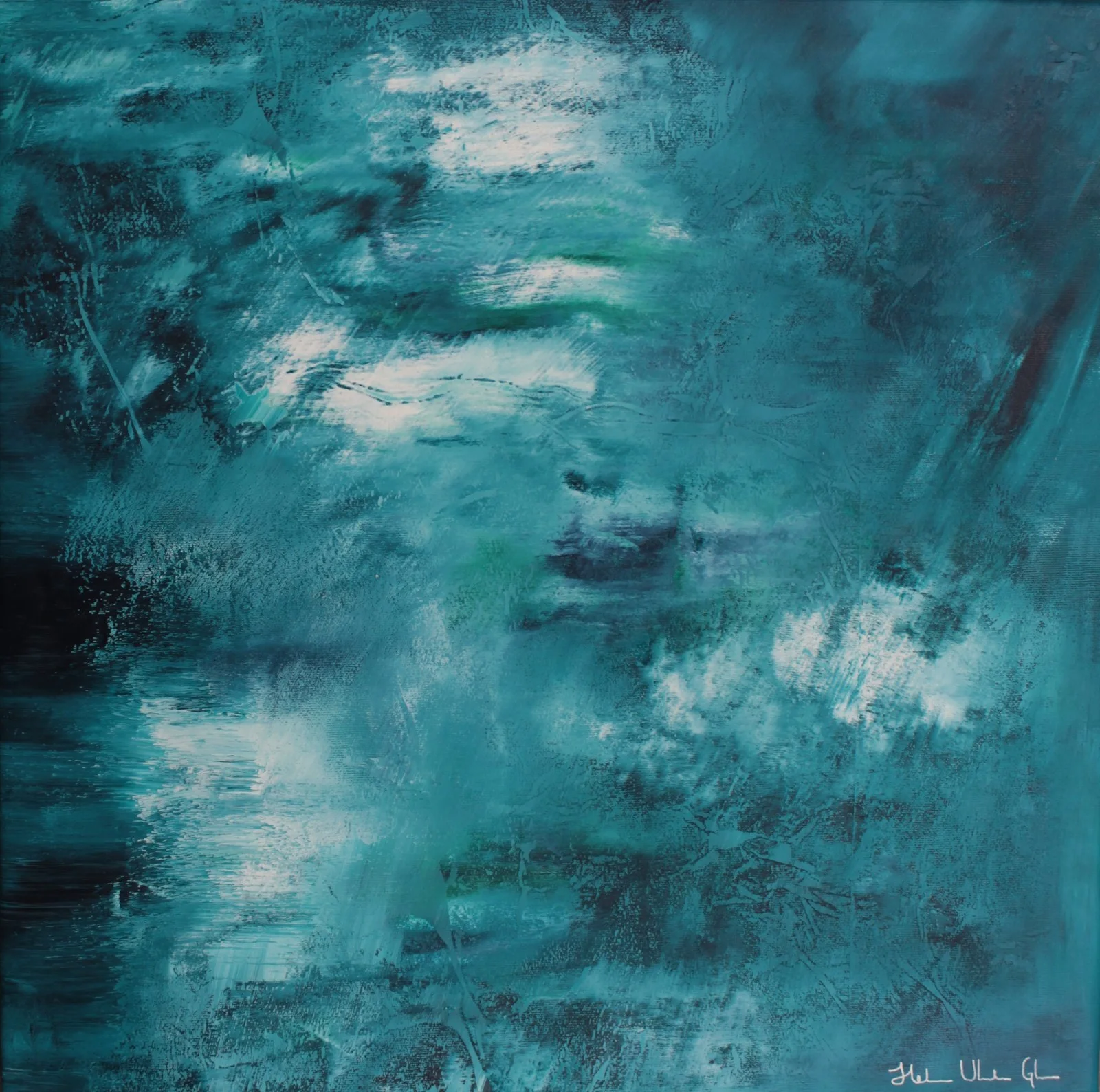 Akrylmålning Future av Helena Glans