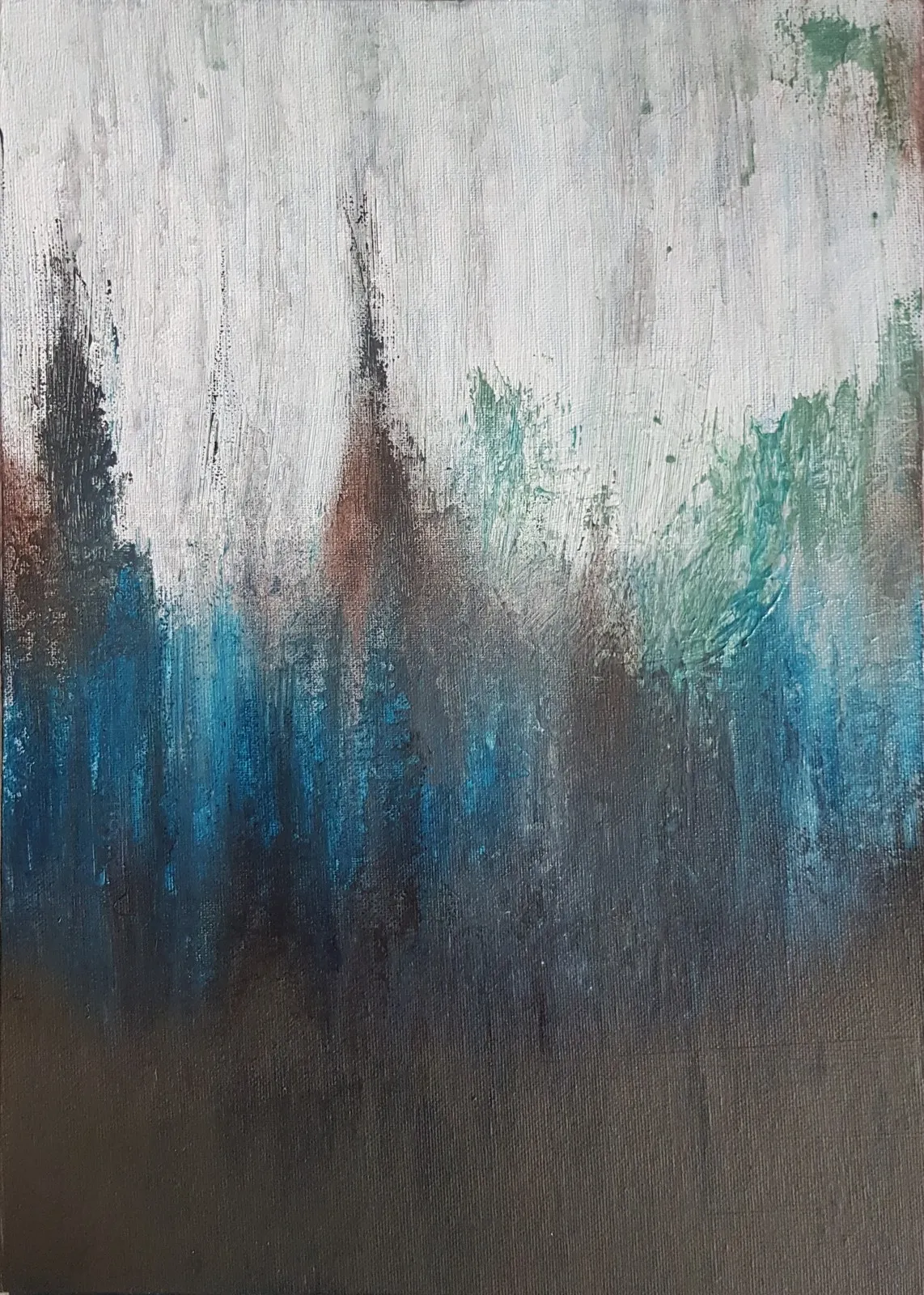 Akrylmålning Reflections 11 av Jonas Pehrsson