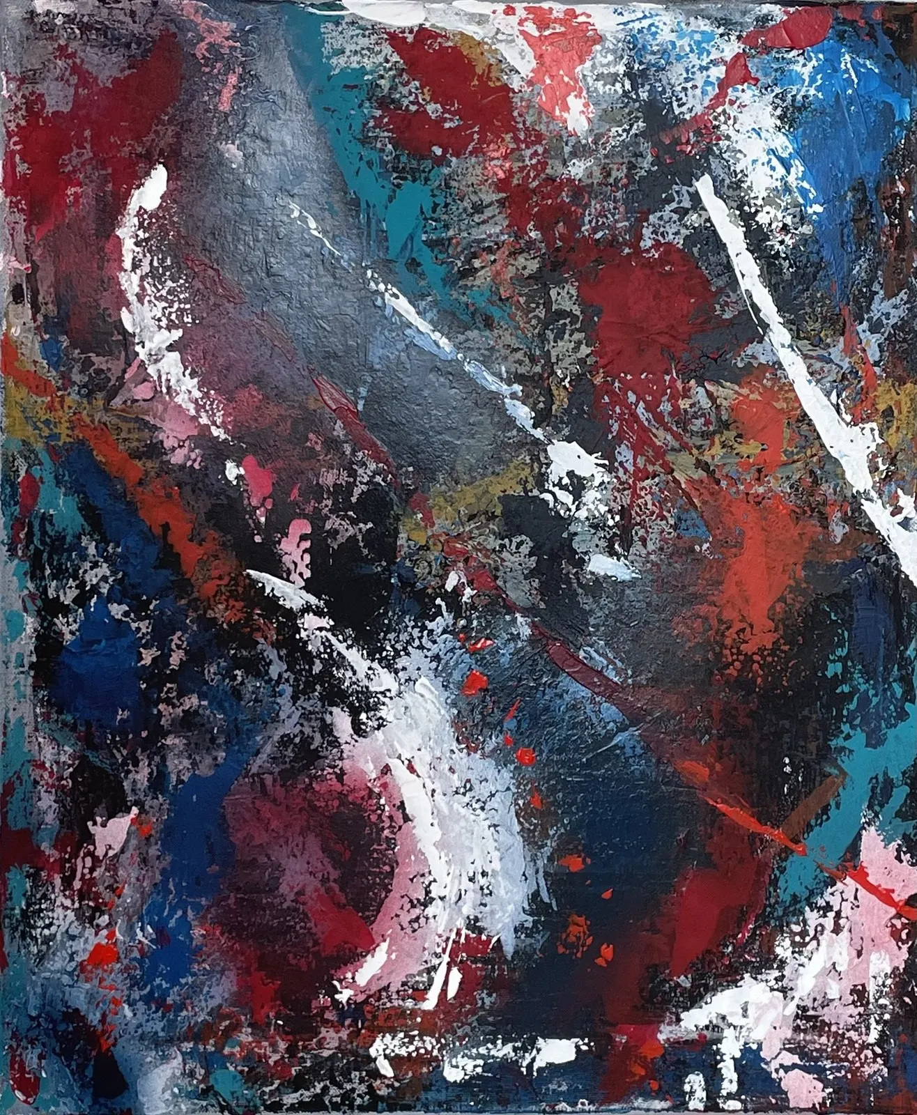 Akrylmålning Freedom no1 av Peter Frejeberg