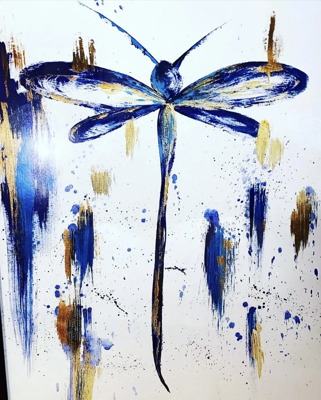 ’Trollsländan’ - Premium Artprint av Anna Shoushi