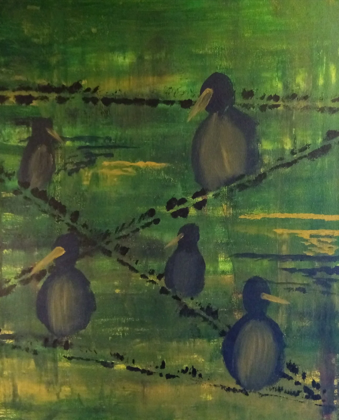 Akrylmålning av Robin Eklöf Larsson