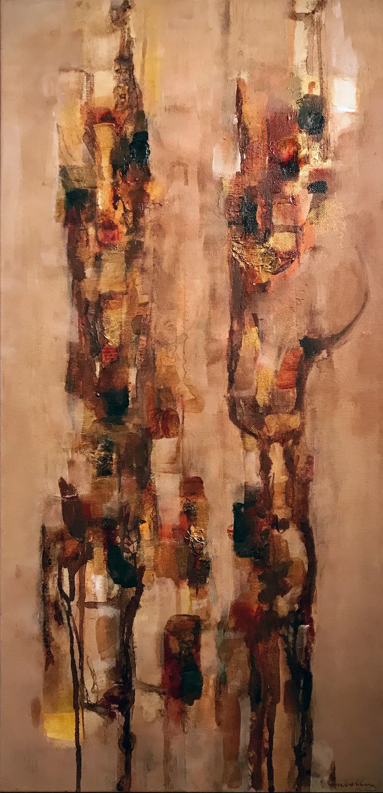 Akrylmålning Umbra av Sara Asteborg