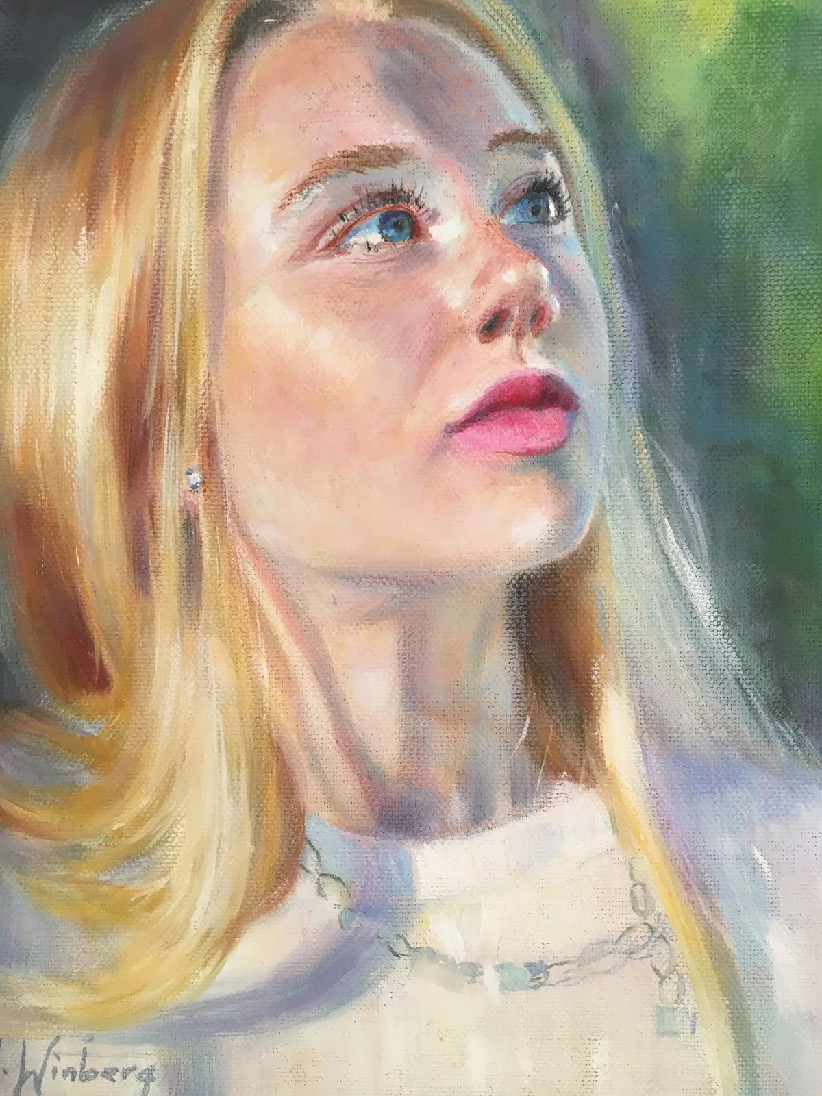Oljemålning Dreamer av Jörgen Winberg