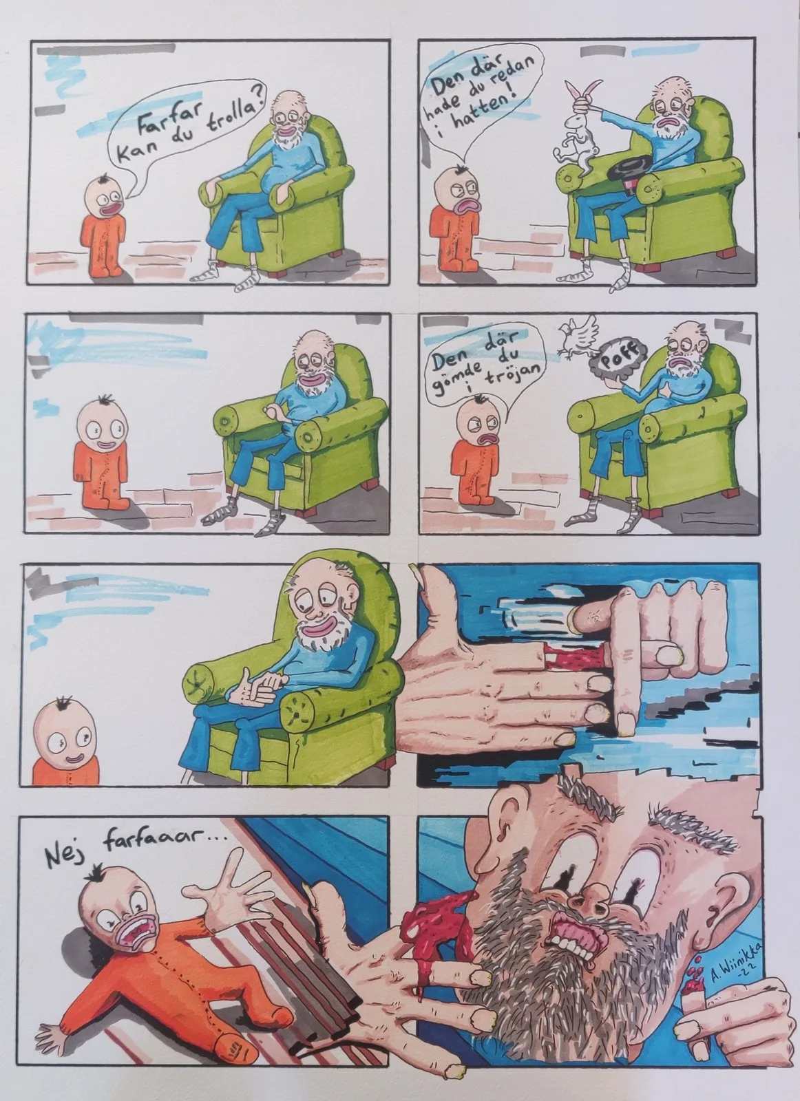 Farfar, kan du trolla av Axel Wiinikka