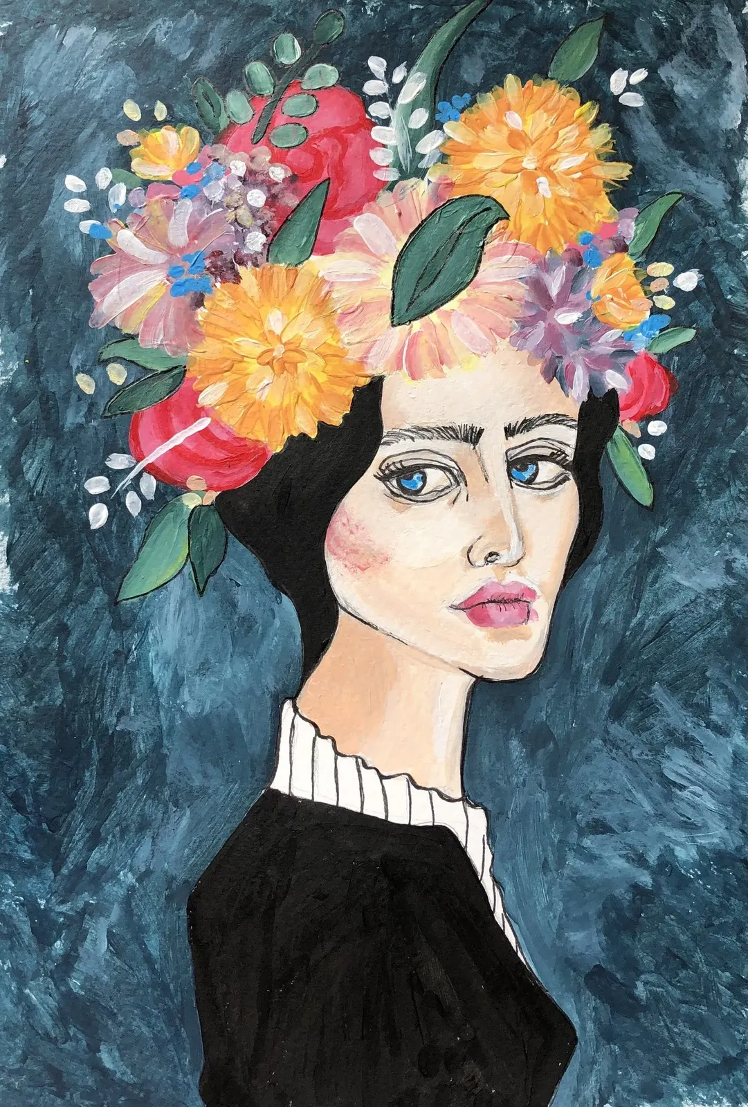 Akrylmålning Snaps tack av Hjalmy