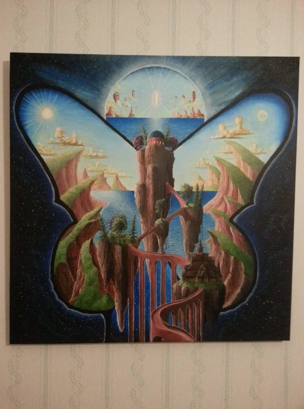 Akrylmålning Mormorph av Johan Olofsson