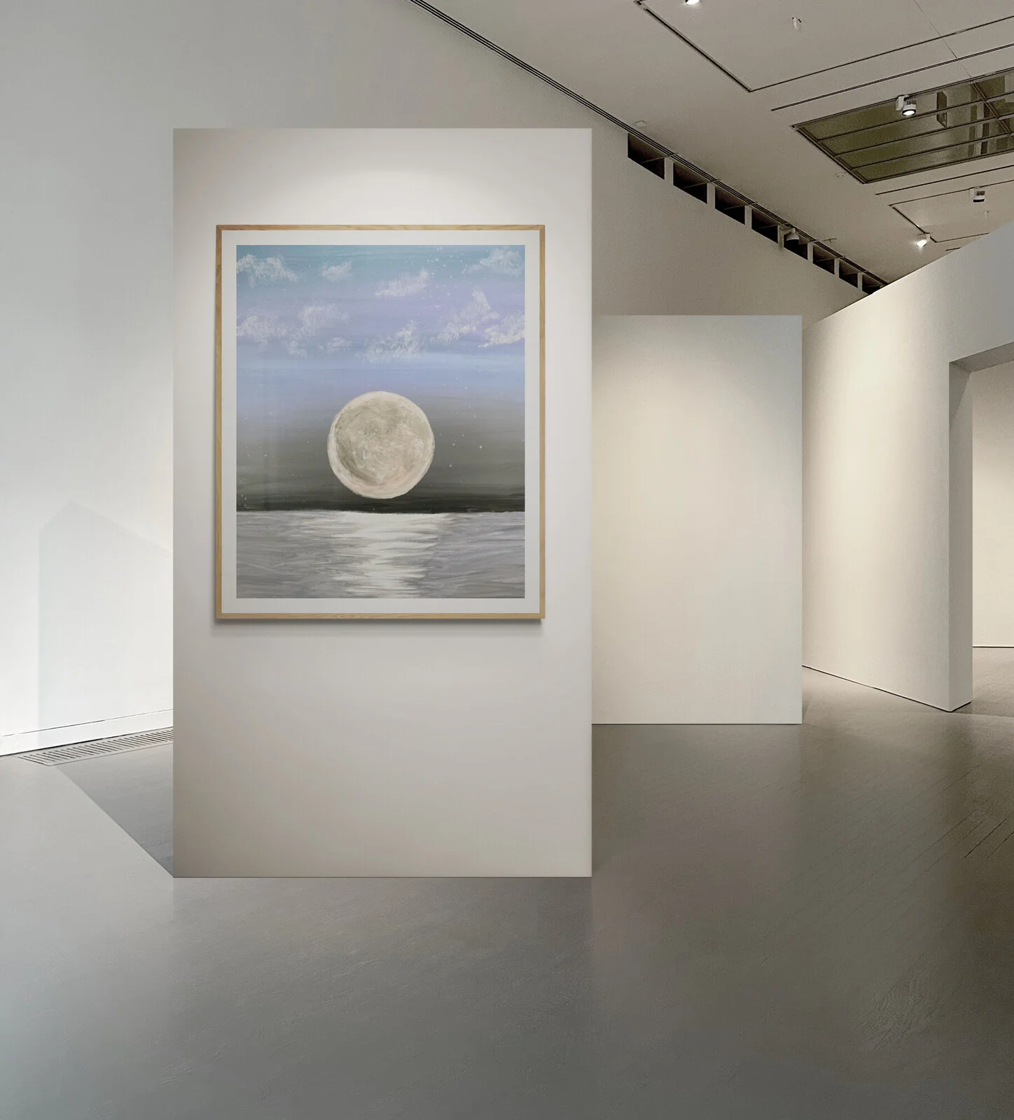 Akrylmålning Luna av Aliz Ask