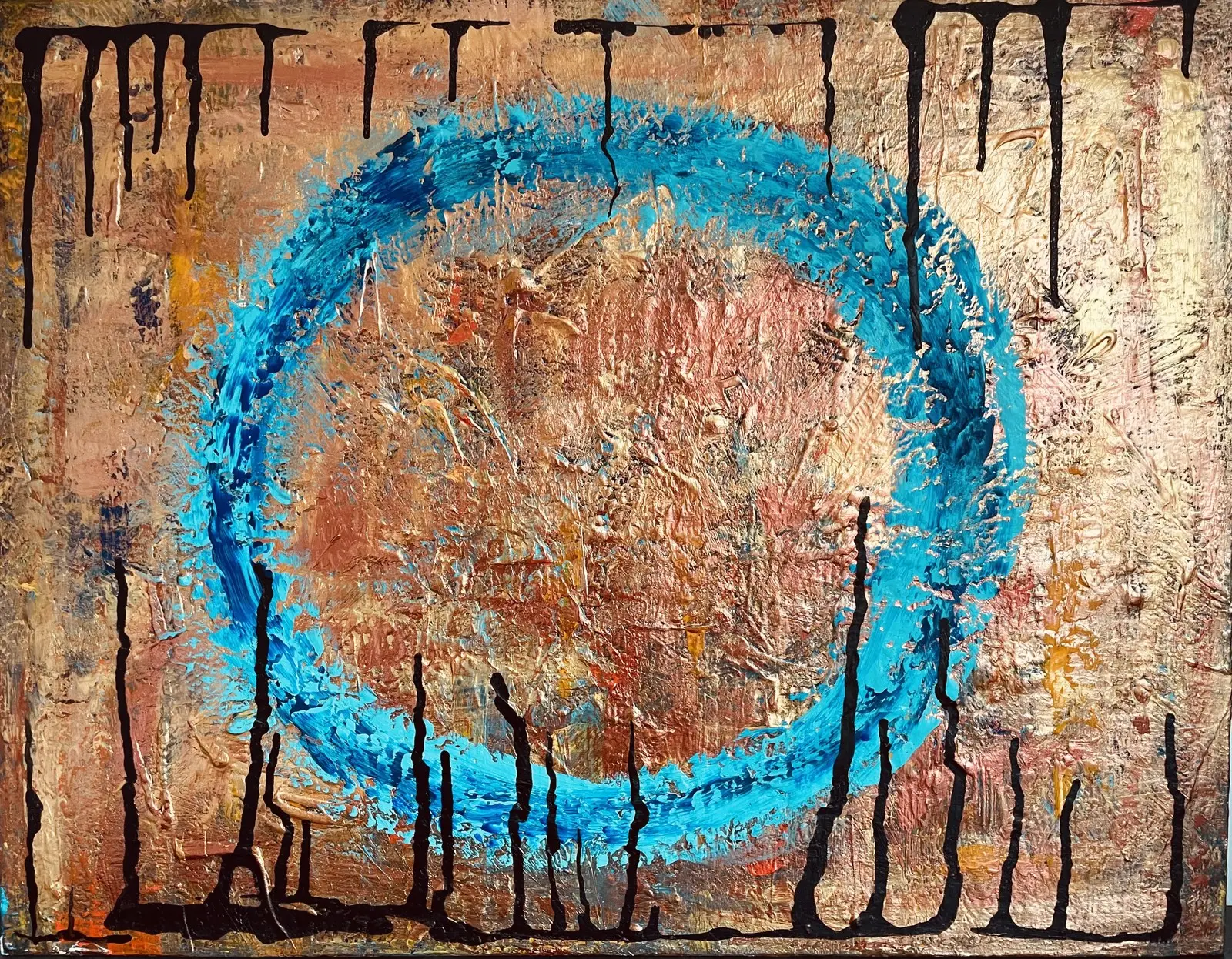 Akrylmålning Circle of life av Art By SR_Sweden