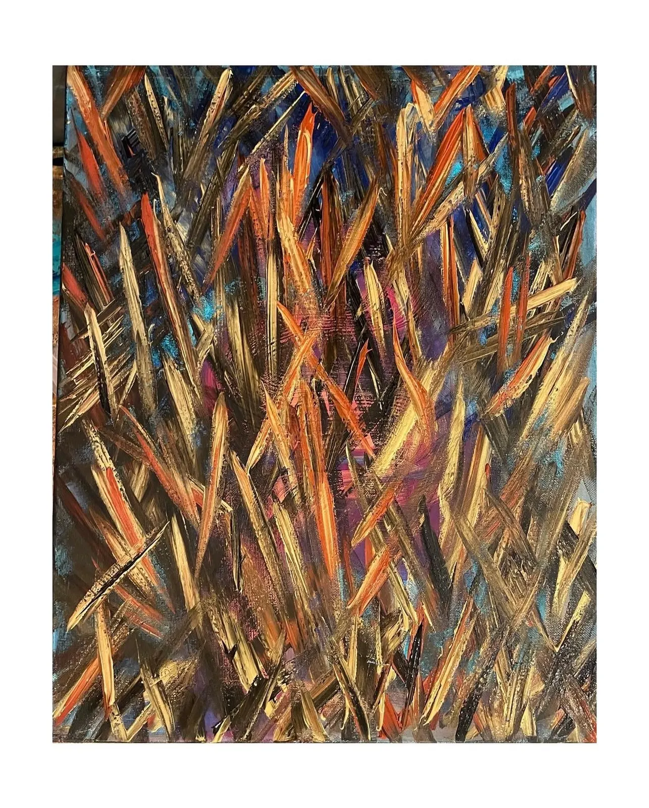 Akrylmålning Heat av Art By SR_Sweden