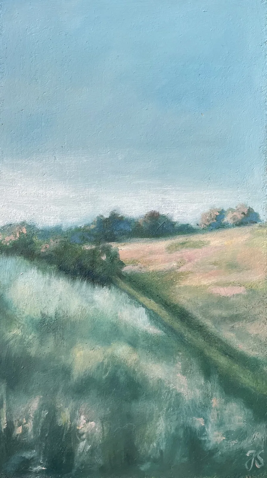 Oljemålning Små sommarminnen II av Jenny Söderlund