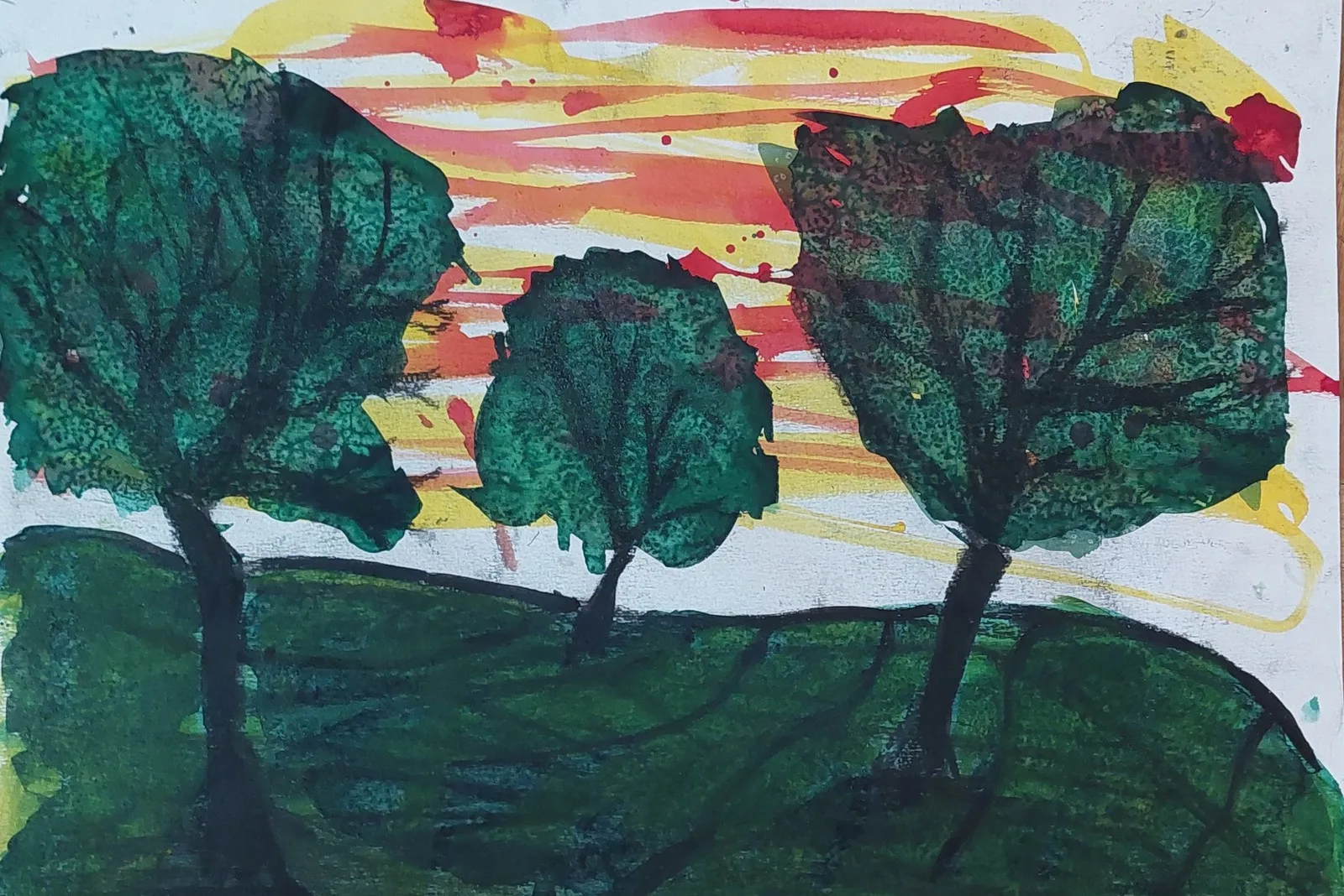 Tre träd av Mikael Jonsson