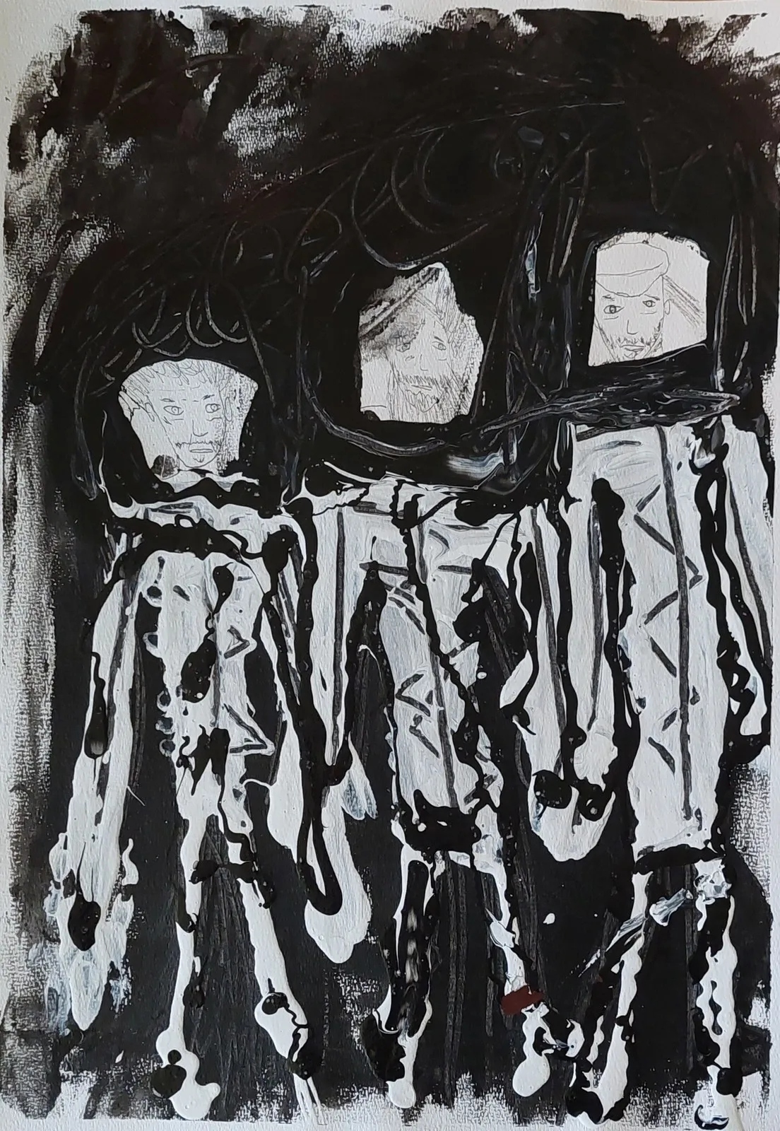 Tre vandringsmän på vägen av Mikael Jonsson