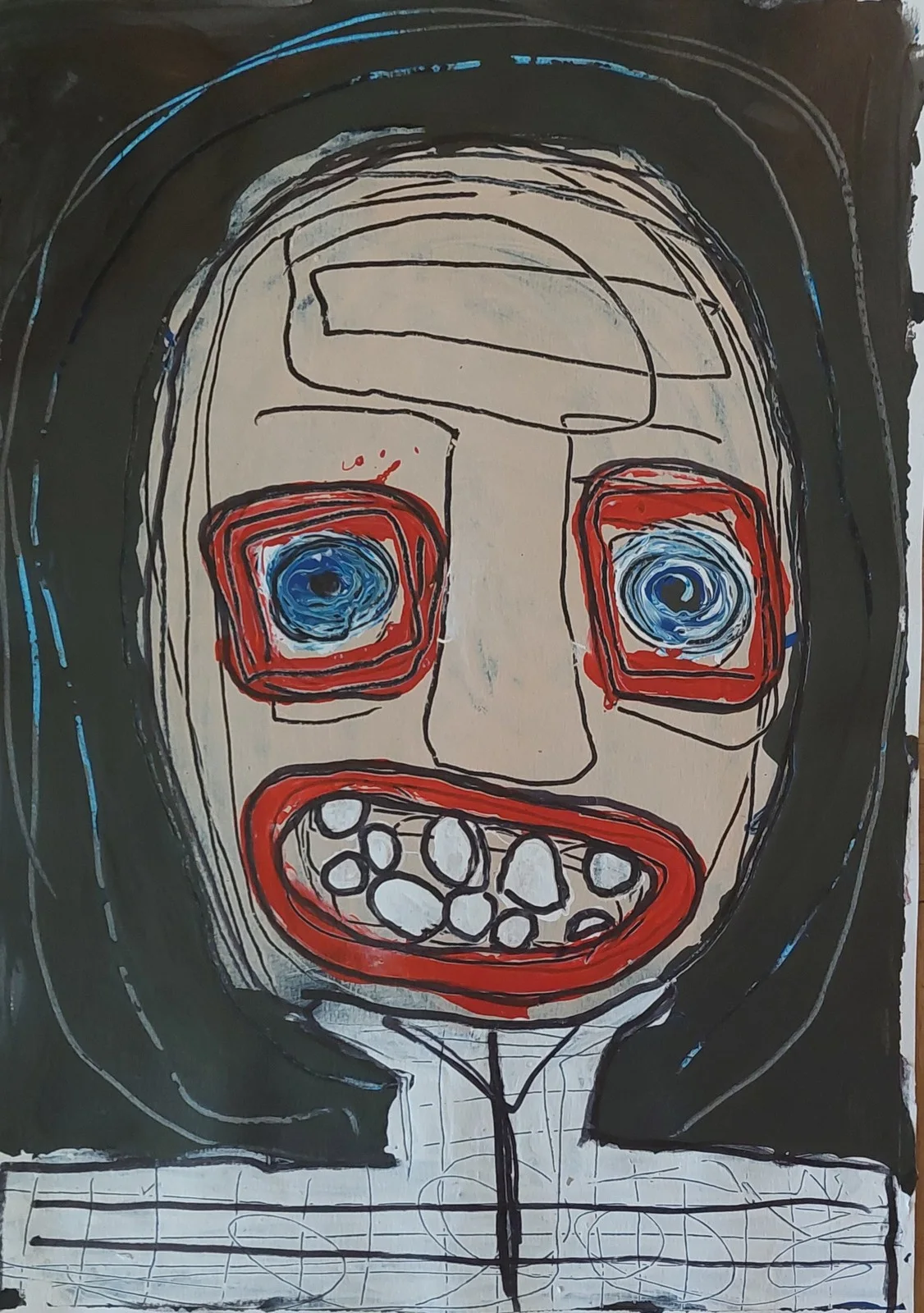 Akrylmålning av Mikael Jonsson