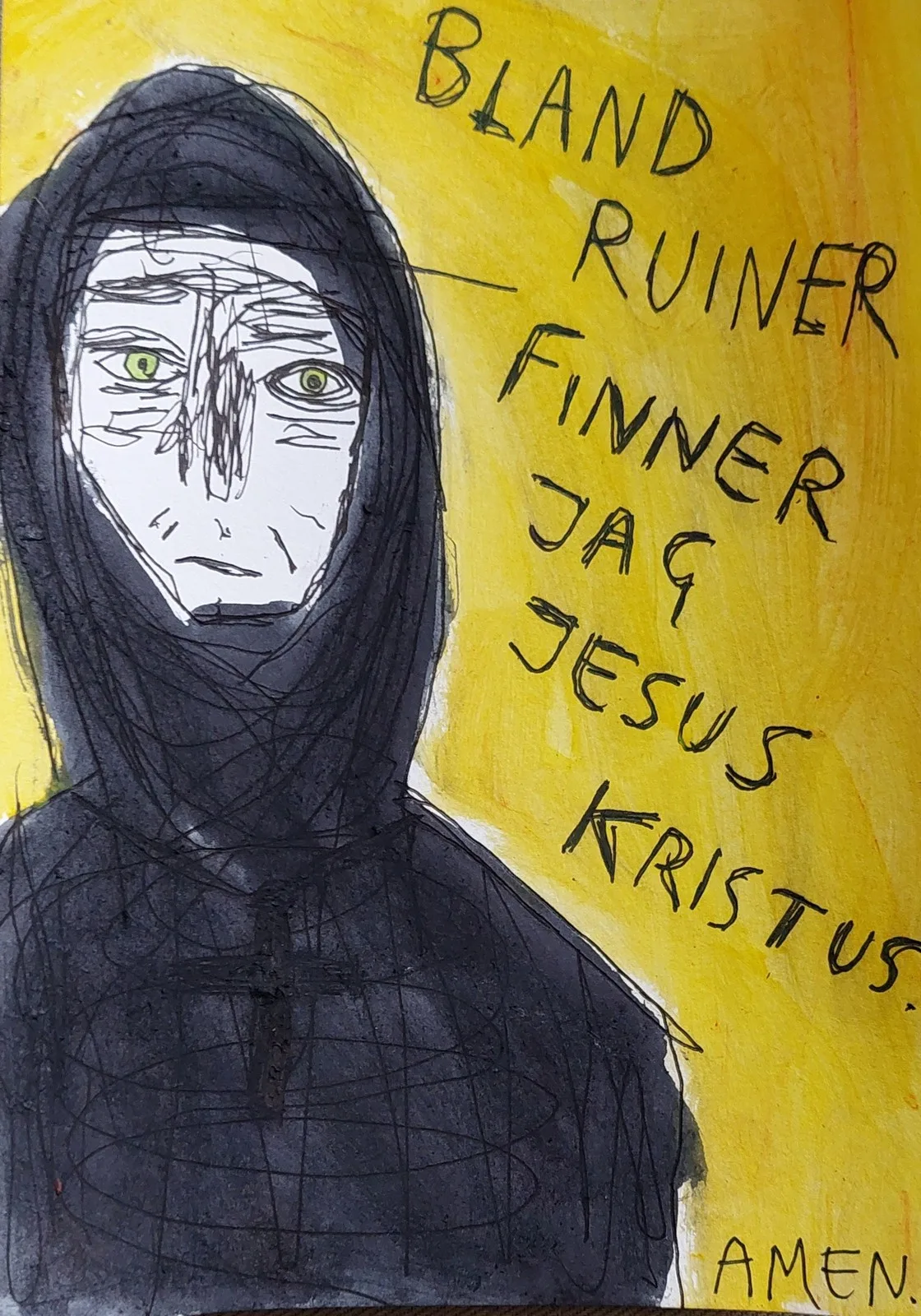 Bland ruiner finner jag Jesus Kristus. Amen. av Mikael Jonsson