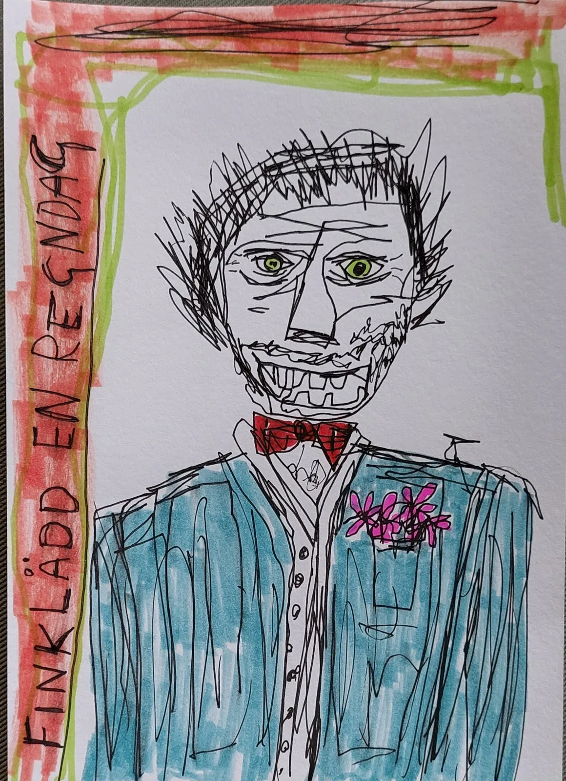 Finklädd en regndag av Mikael Jonsson