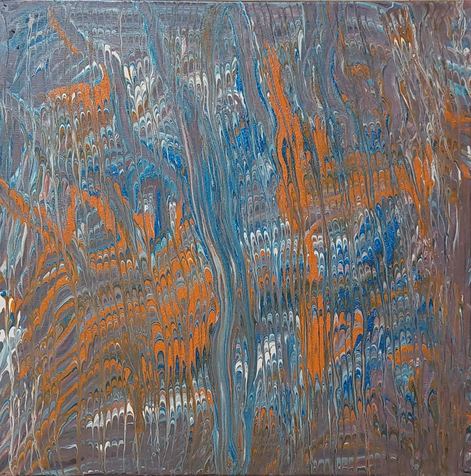 Akrylmålning av Mikael Jonsson