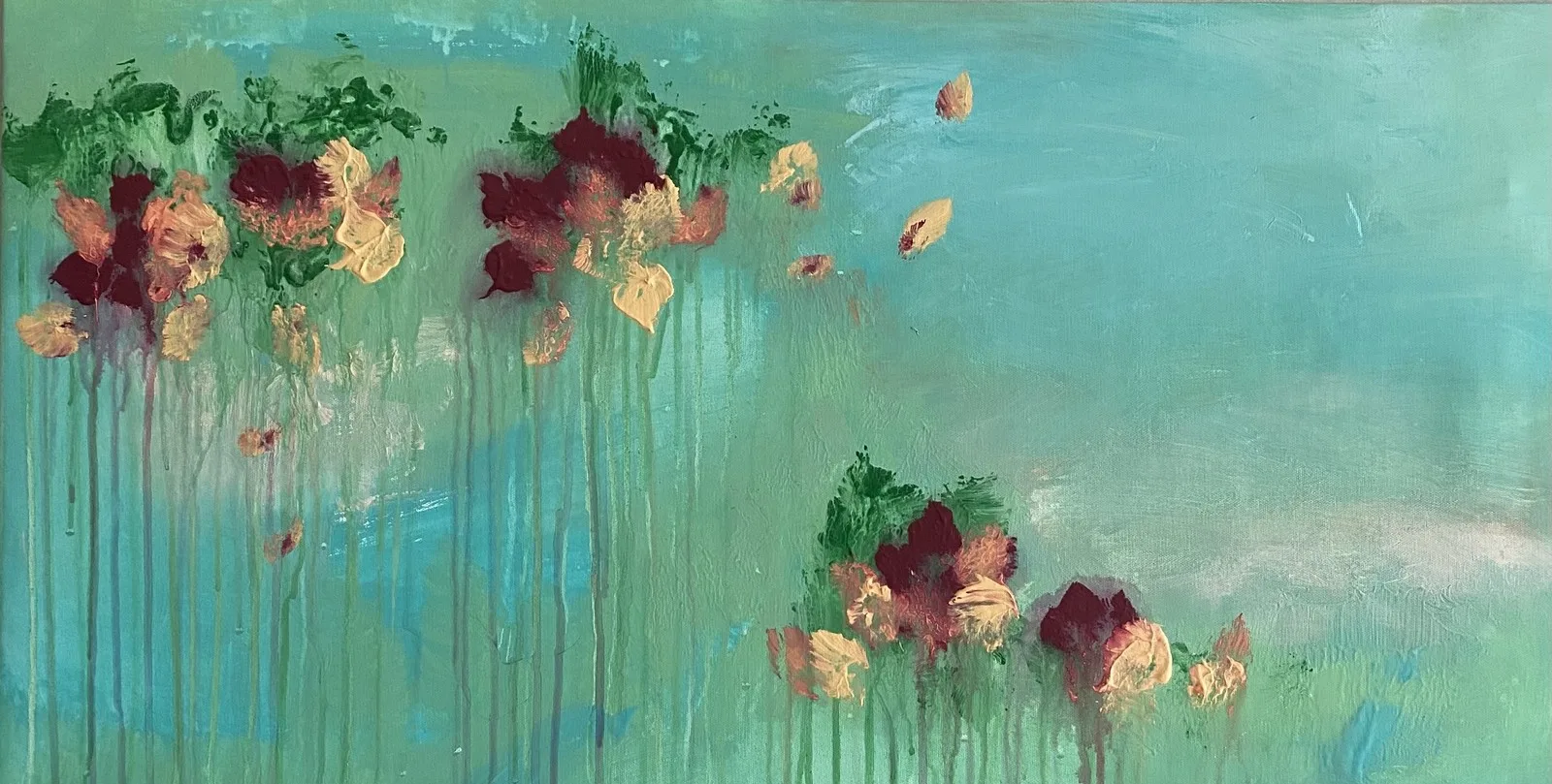 Akrylmålning Halleluja moment av Britt Svantesson