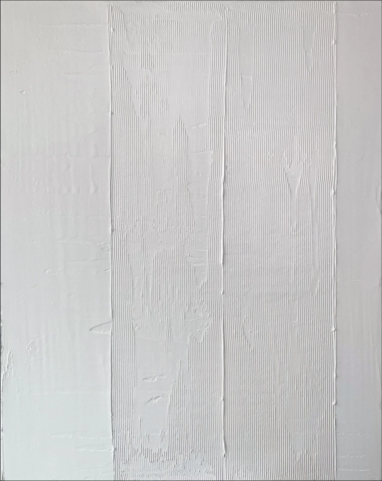 Akrylmålning WHITE WONDER av Gustaf Tidholm