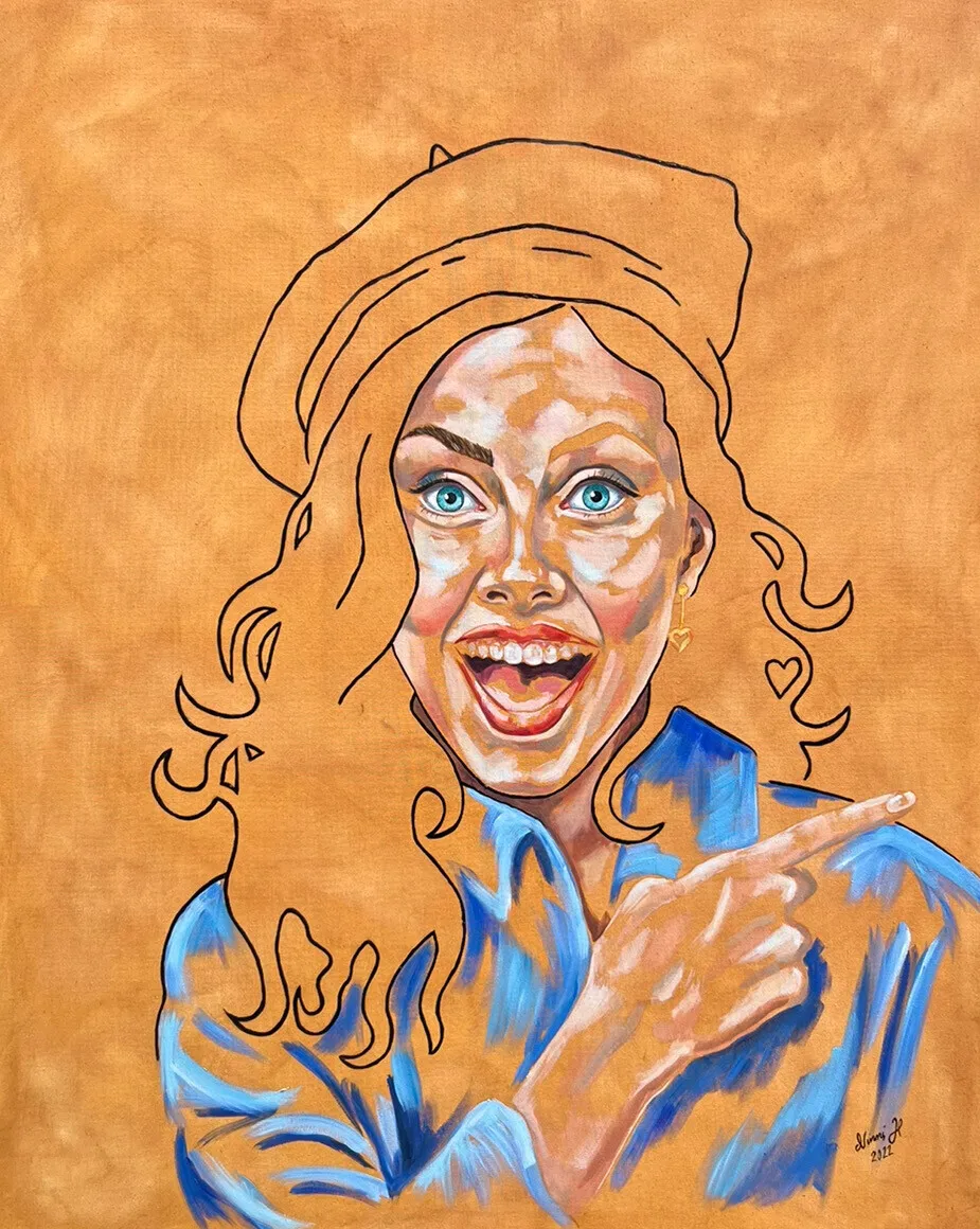 Oljemålning av Ninni Hellström