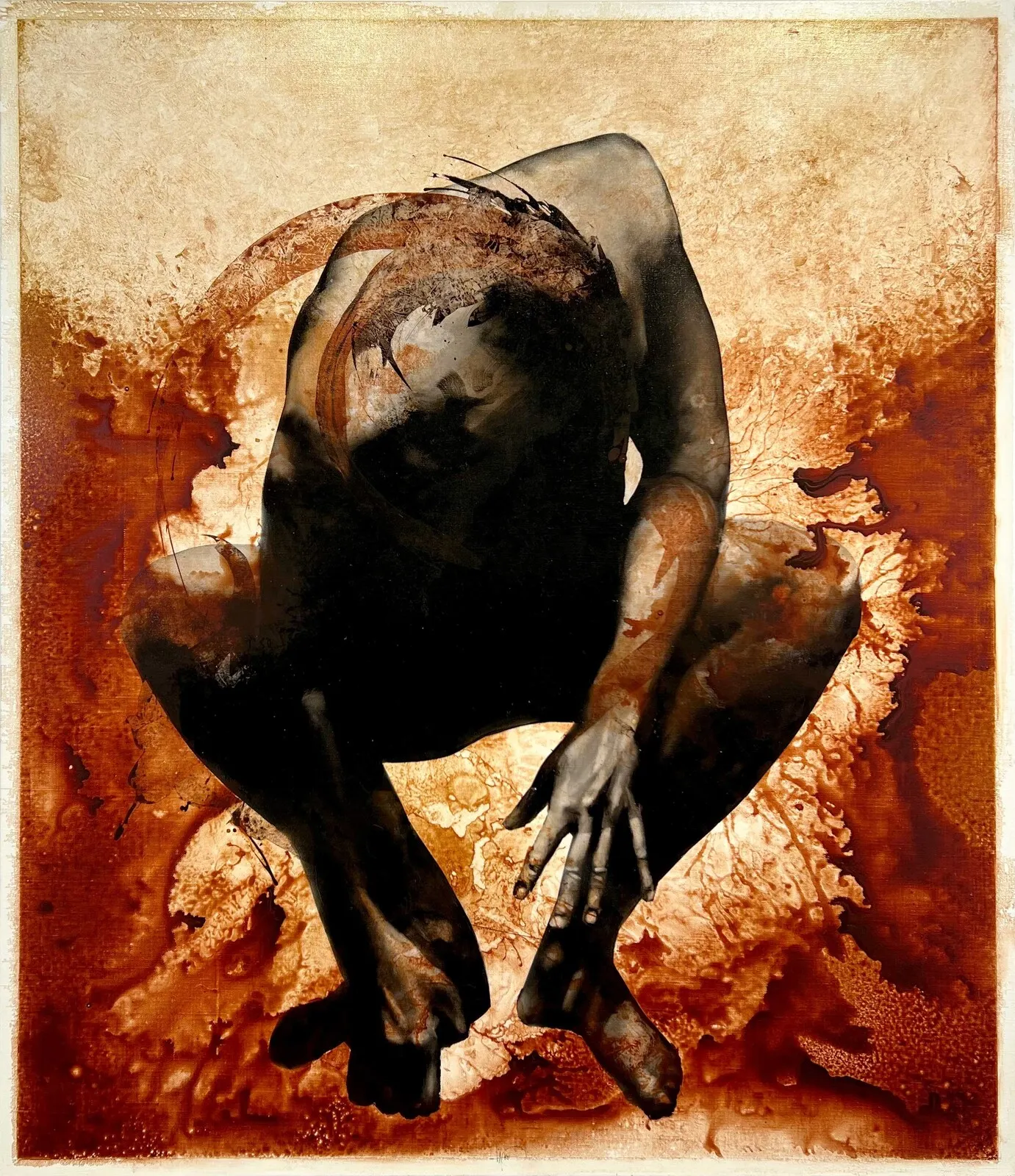 Oljemålning Persona VI av Tomas Lacke