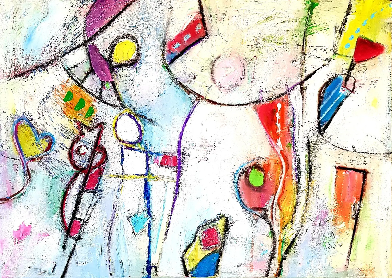 Akrylmålning Inspiration av Birgitta Jonsson Bijon Art