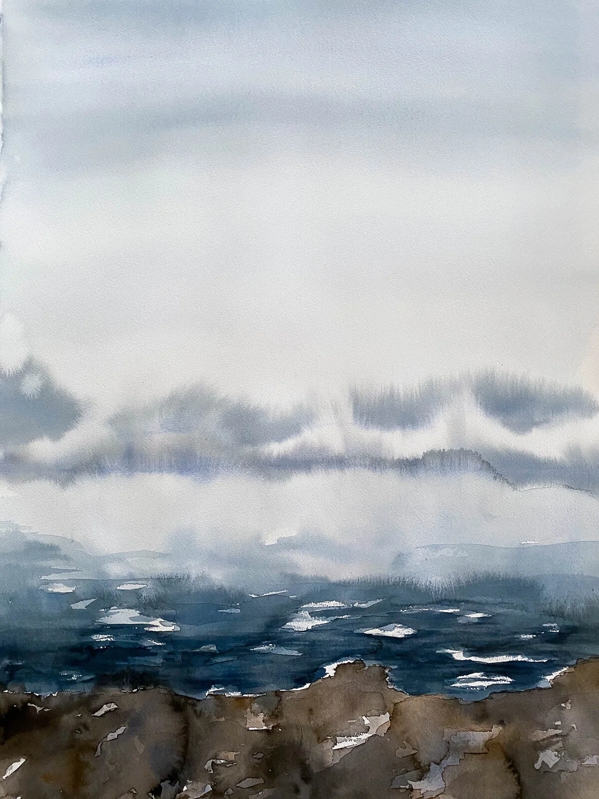 Akvarell You don’t need to go any further av C. Flodén