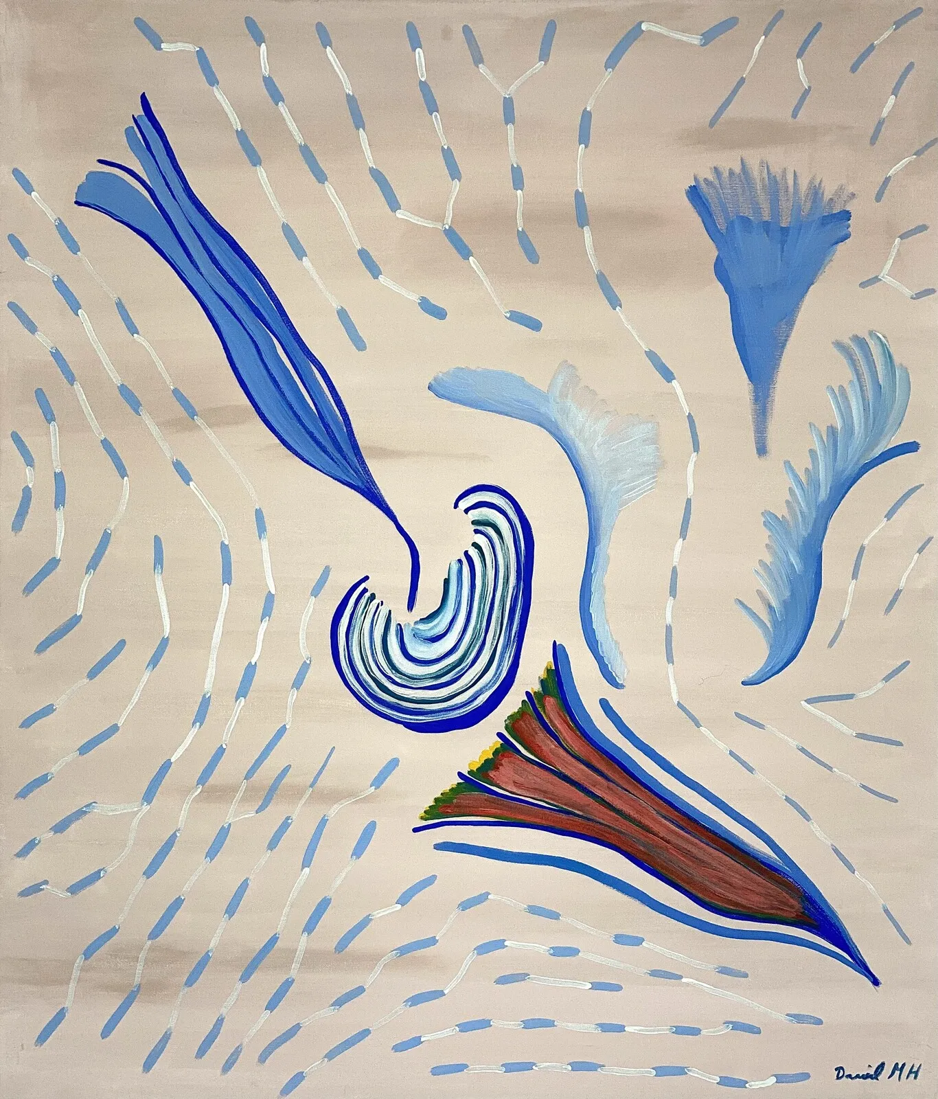 Oljemålning Liv av David Holmer