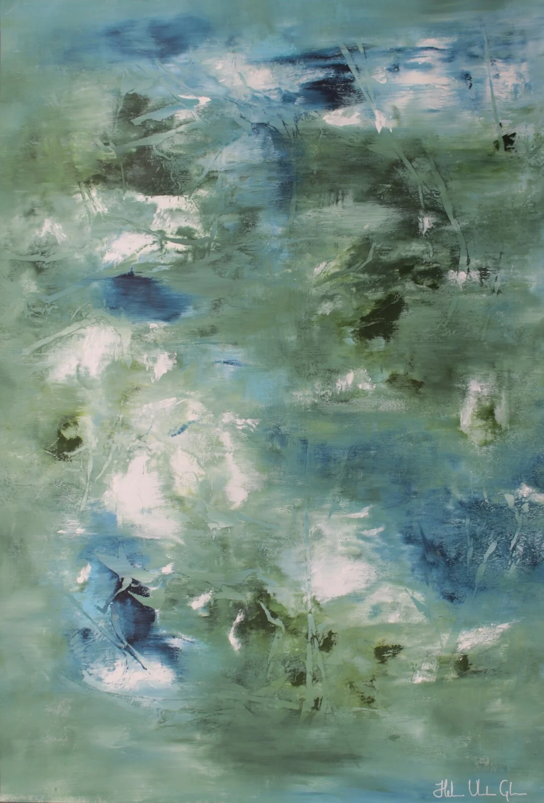 Akrylmålning Hope in the future av Helena Glans