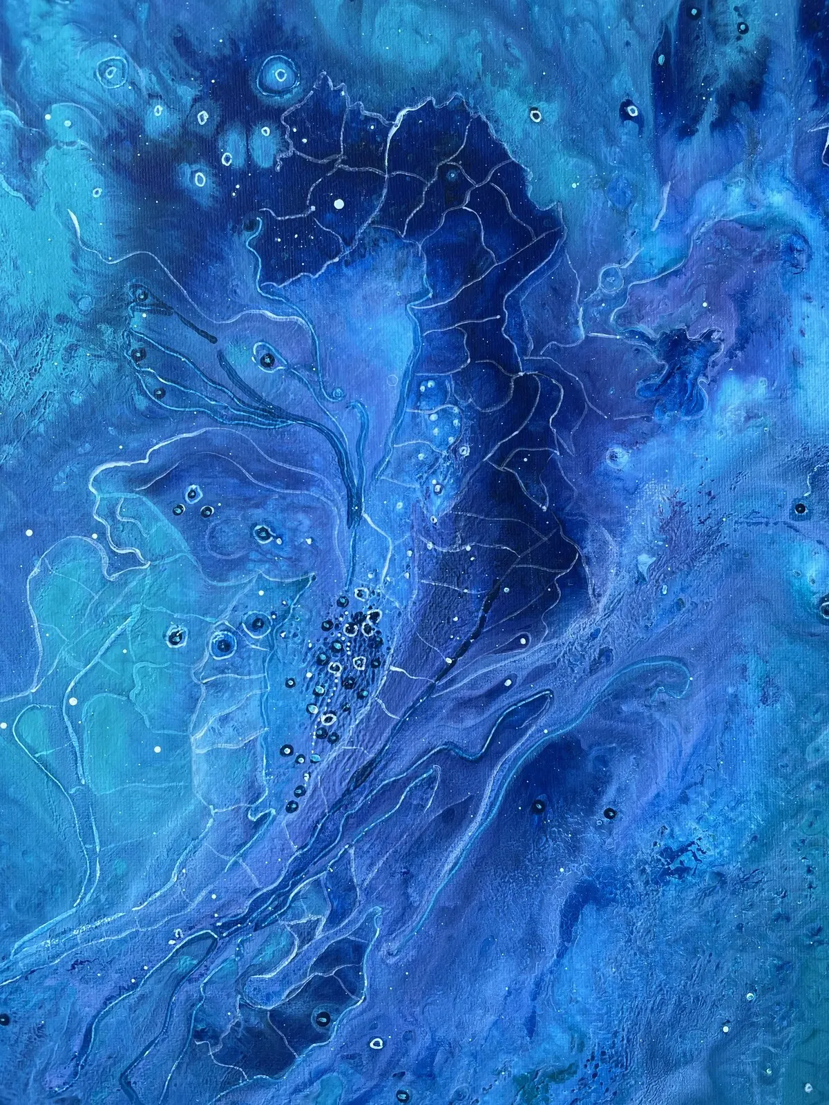 Akrylmålning #12 av Valida Jarmetova