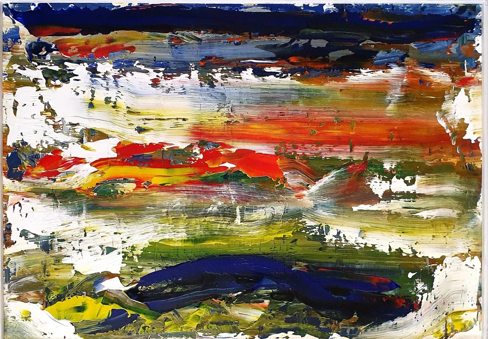 Akrylmålning I see the Storm av Tobias Staaf