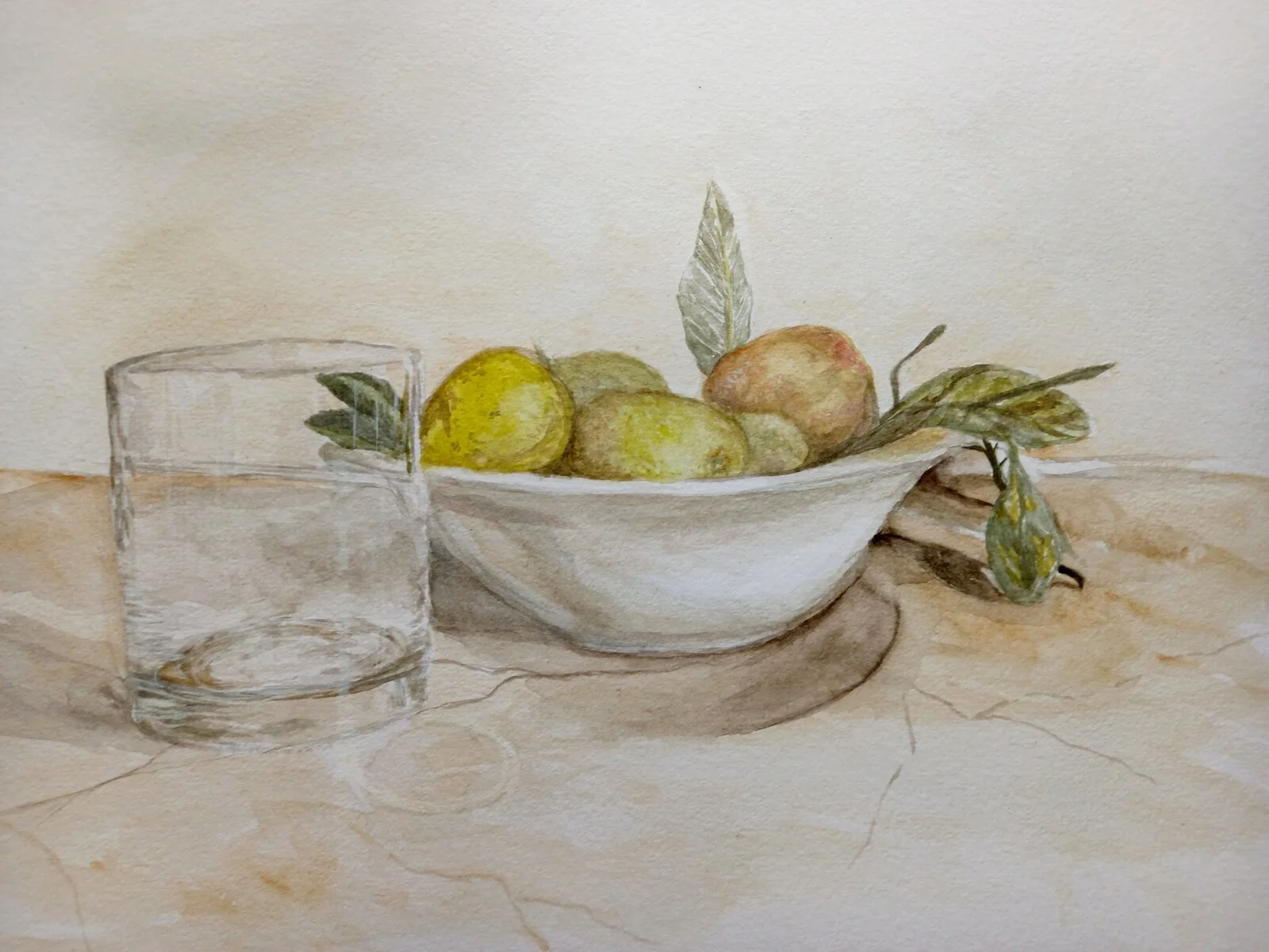 Akvarell av Lykke Andersson