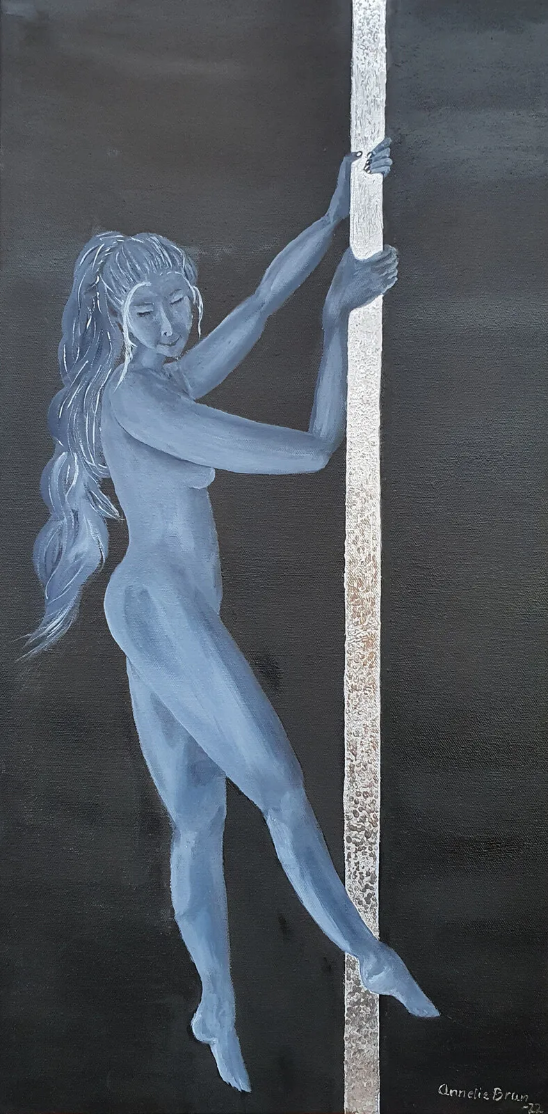 Oljemålning In the flow av Annelie Brun