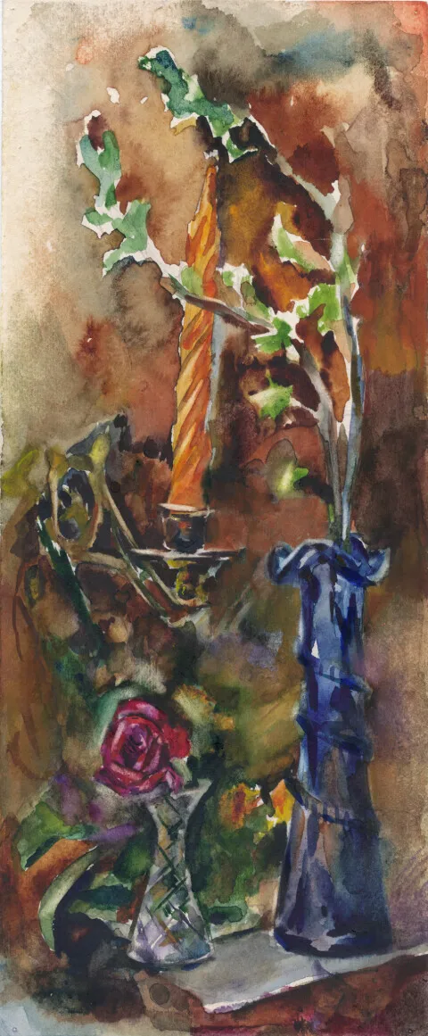 Akvarell The spring brunch av Olga Sternyk